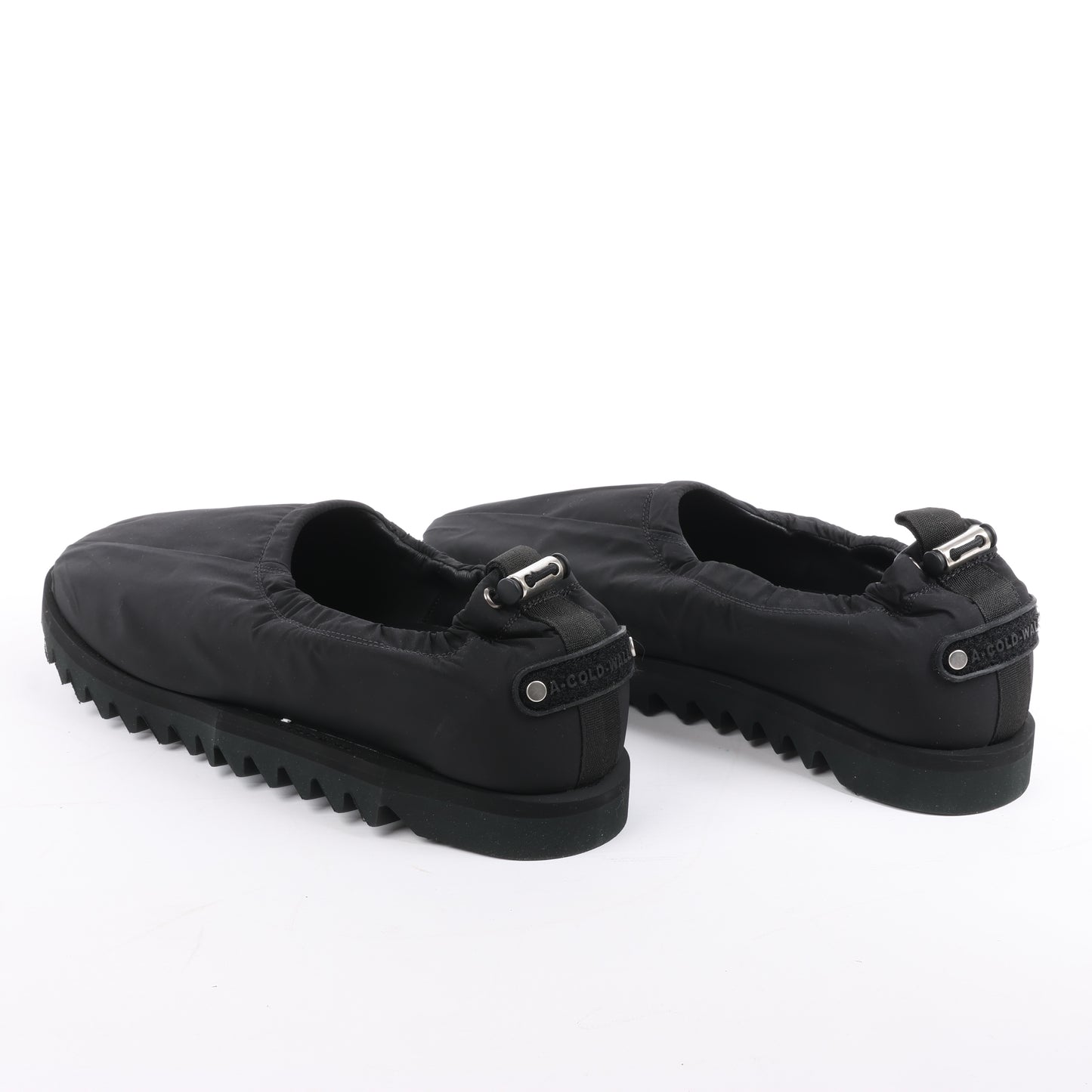 A-COLD-WALL* Slip-On-Sneaker mit Kordelzug in Schwarz, Größe 45 EU