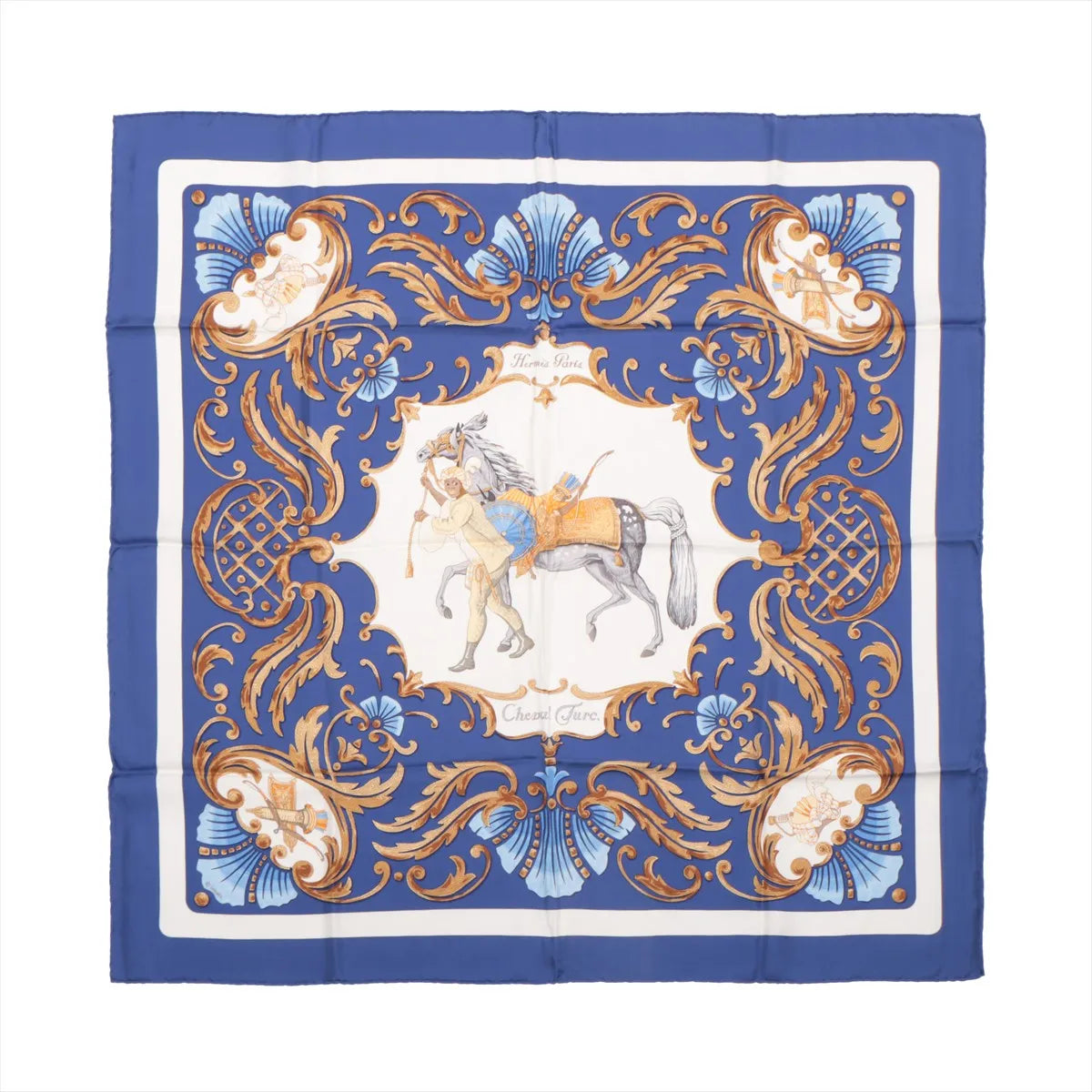 Hermes Carré 90 „VOILES DE LUMIERE“ Schal aus 100 % Seide