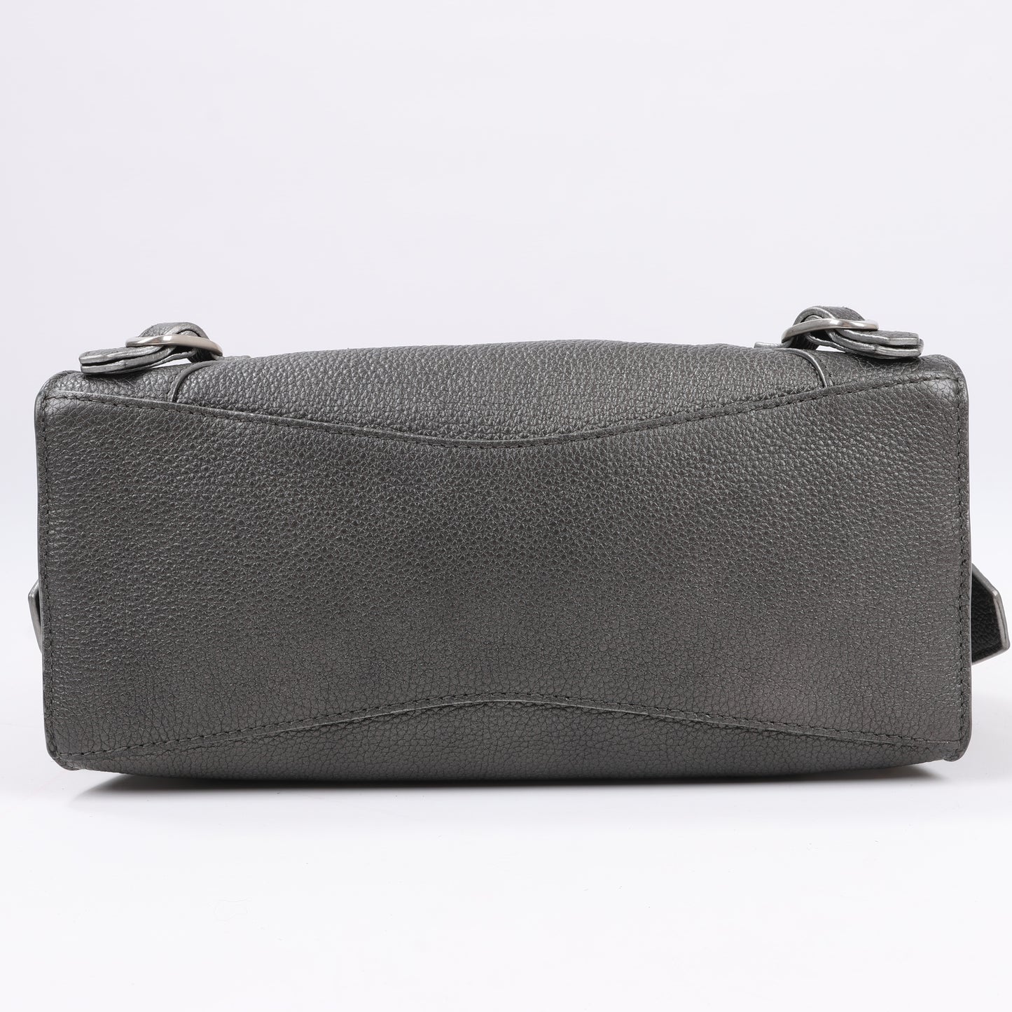 Balenciaga Mini Neo Classic City 2-Wege-Handtasche aus Leder in Grau 679231