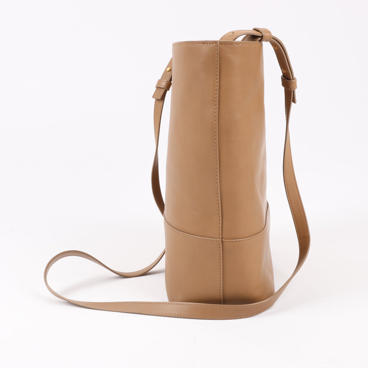 Bottega Veneta – Schultertasche aus braunem Leder