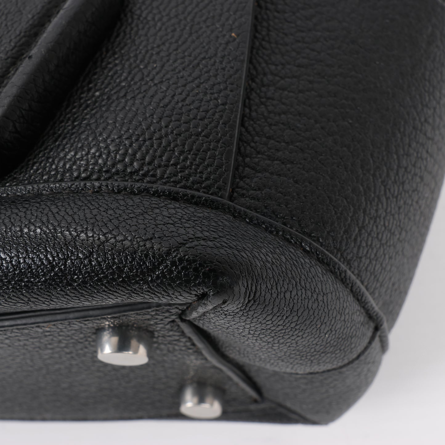 Bottega Veneta Arco Mini Leder Maxi Intrecciato 2Way Handtasche in Schwarz