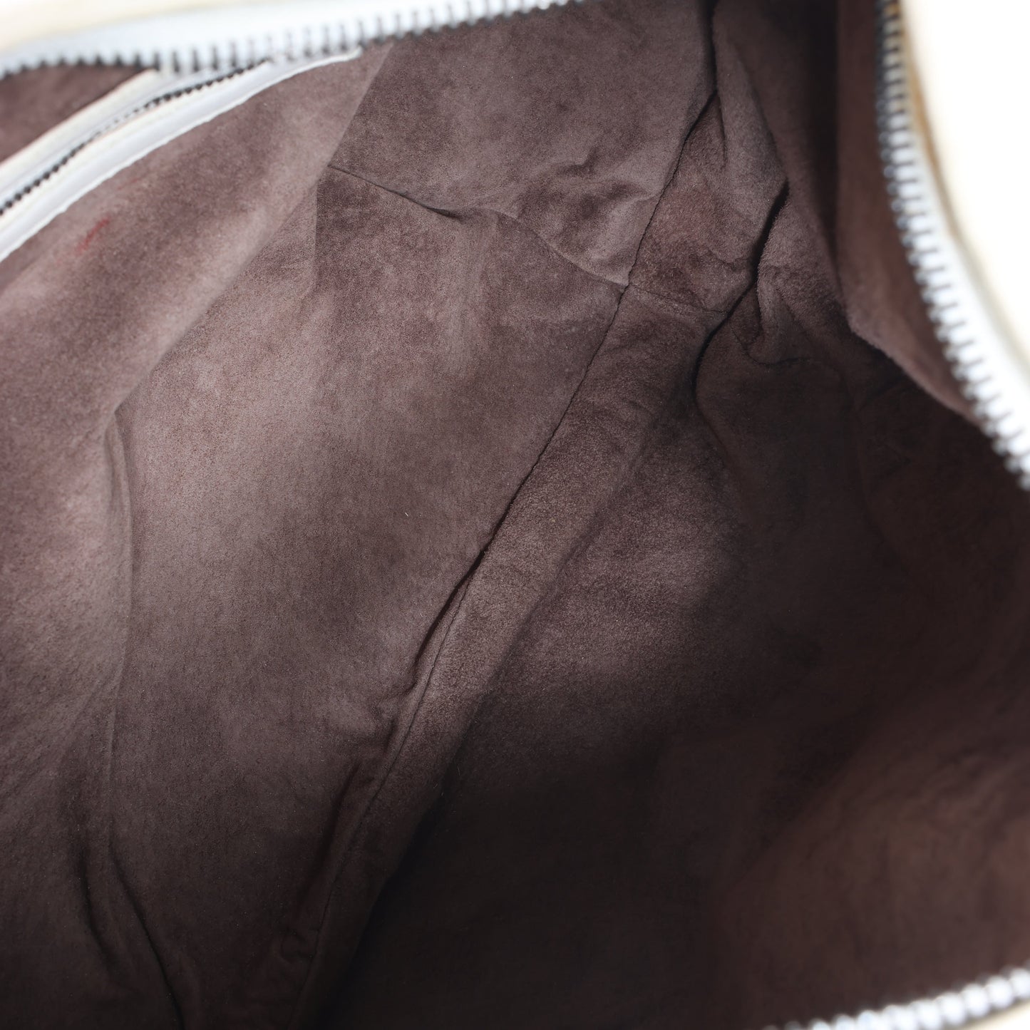 Bottega Veneta Intrecciato Hobo Leder Umhängetasche in Weiß