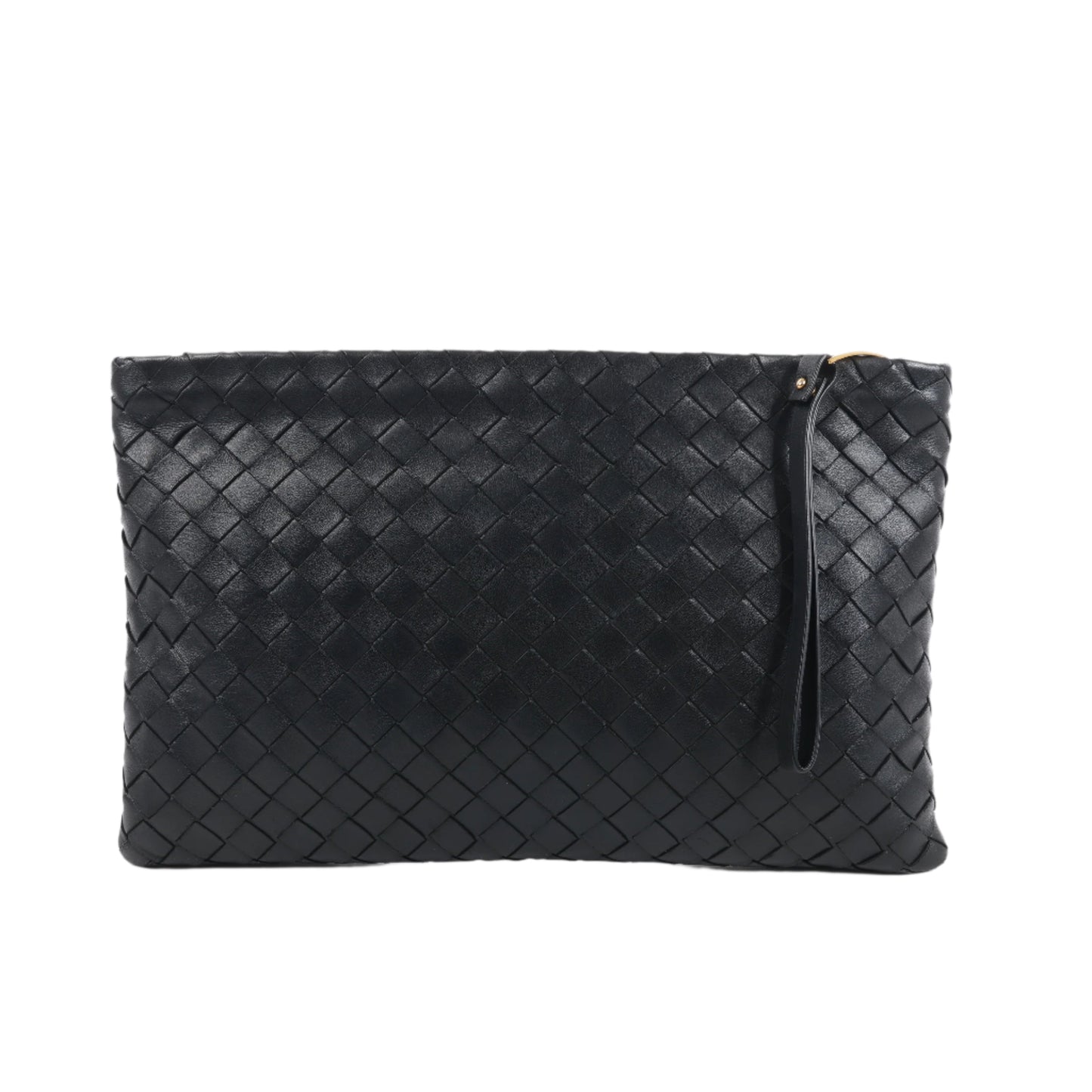 Bottega Veneta Intrecciato Leather Clutch bag in Black