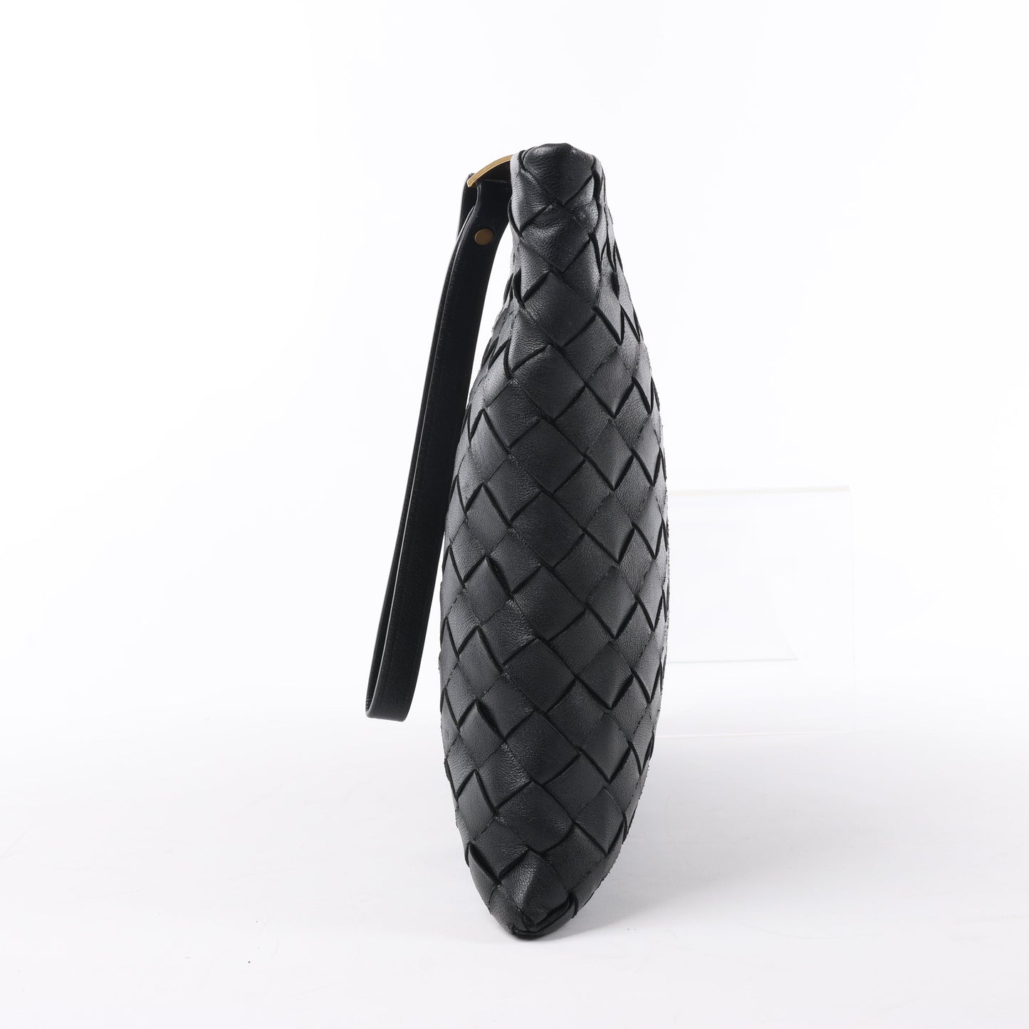 Bottega Veneta Intrecciato Leather Clutch bag in Black