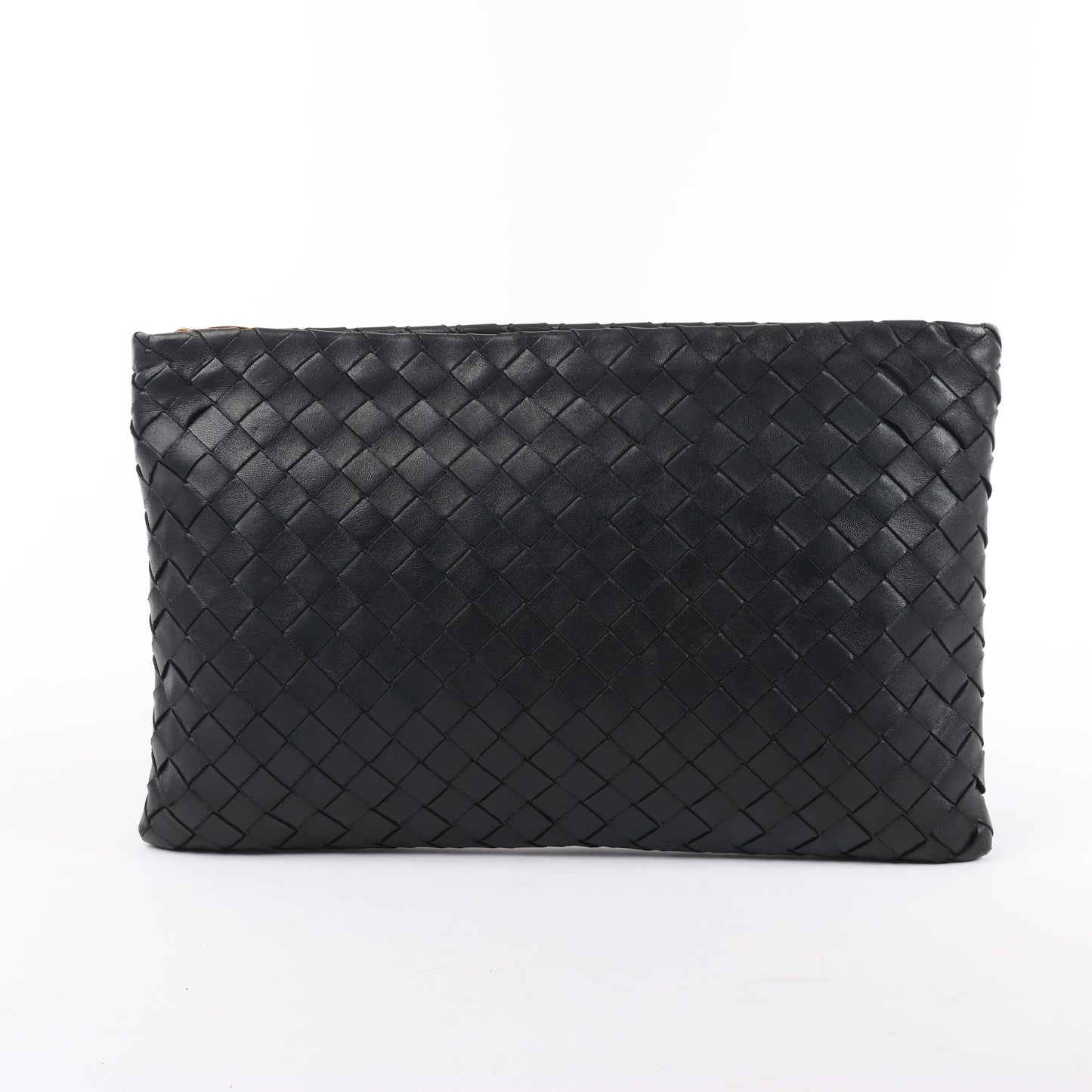 Bottega Veneta Intrecciato Leather Clutch bag in Black