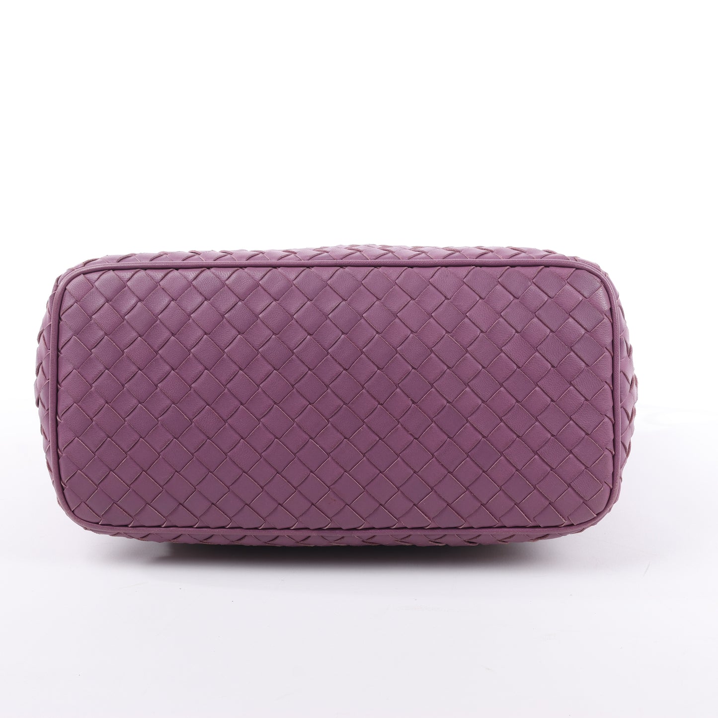 Bottega Veneta Intrecciato Leder One Shoulder Bag in Lila
