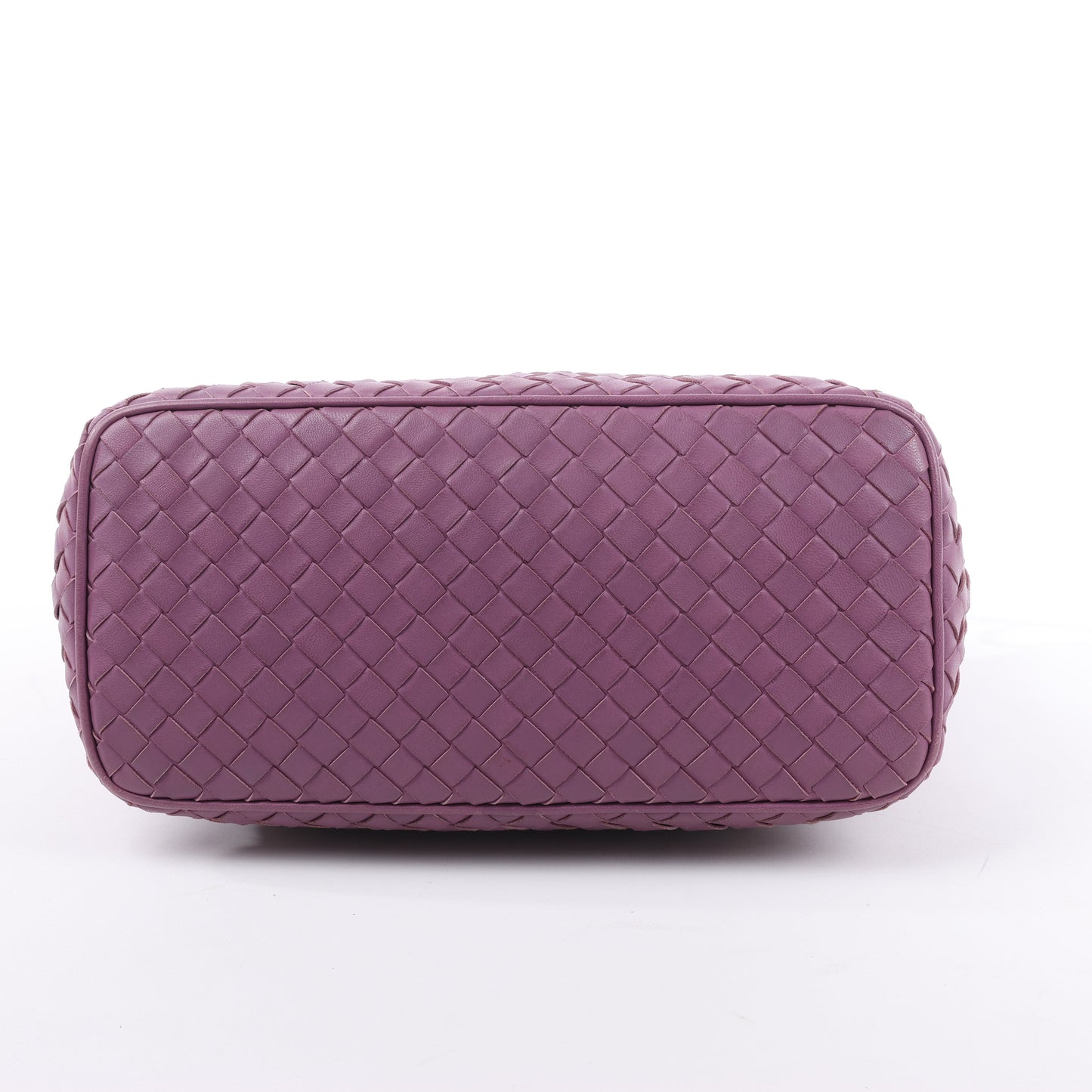 Bottega Veneta Intrecciato Leder One Shoulder Bag in Lila