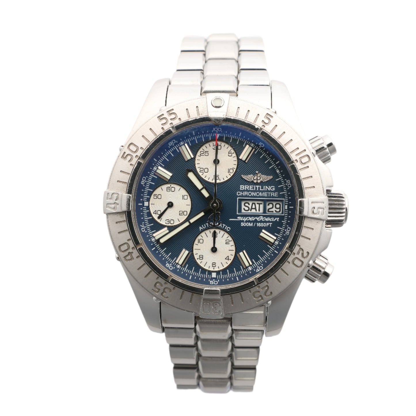 Breitling Superocean A13340 2011322 SS AT Blue-Face Watch
