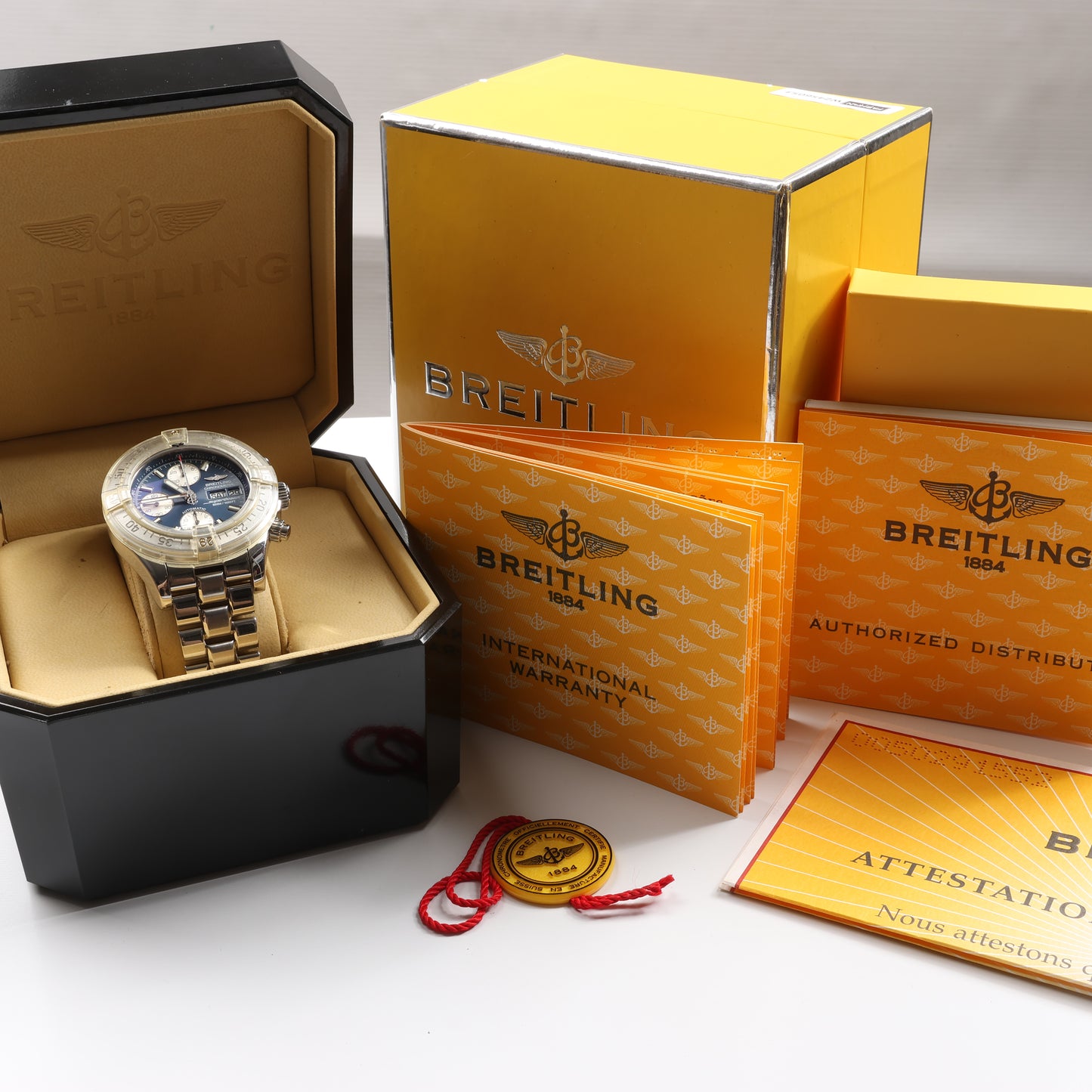 Breitling Superocean A13340 2011322 SS AT Blue-Face Watch