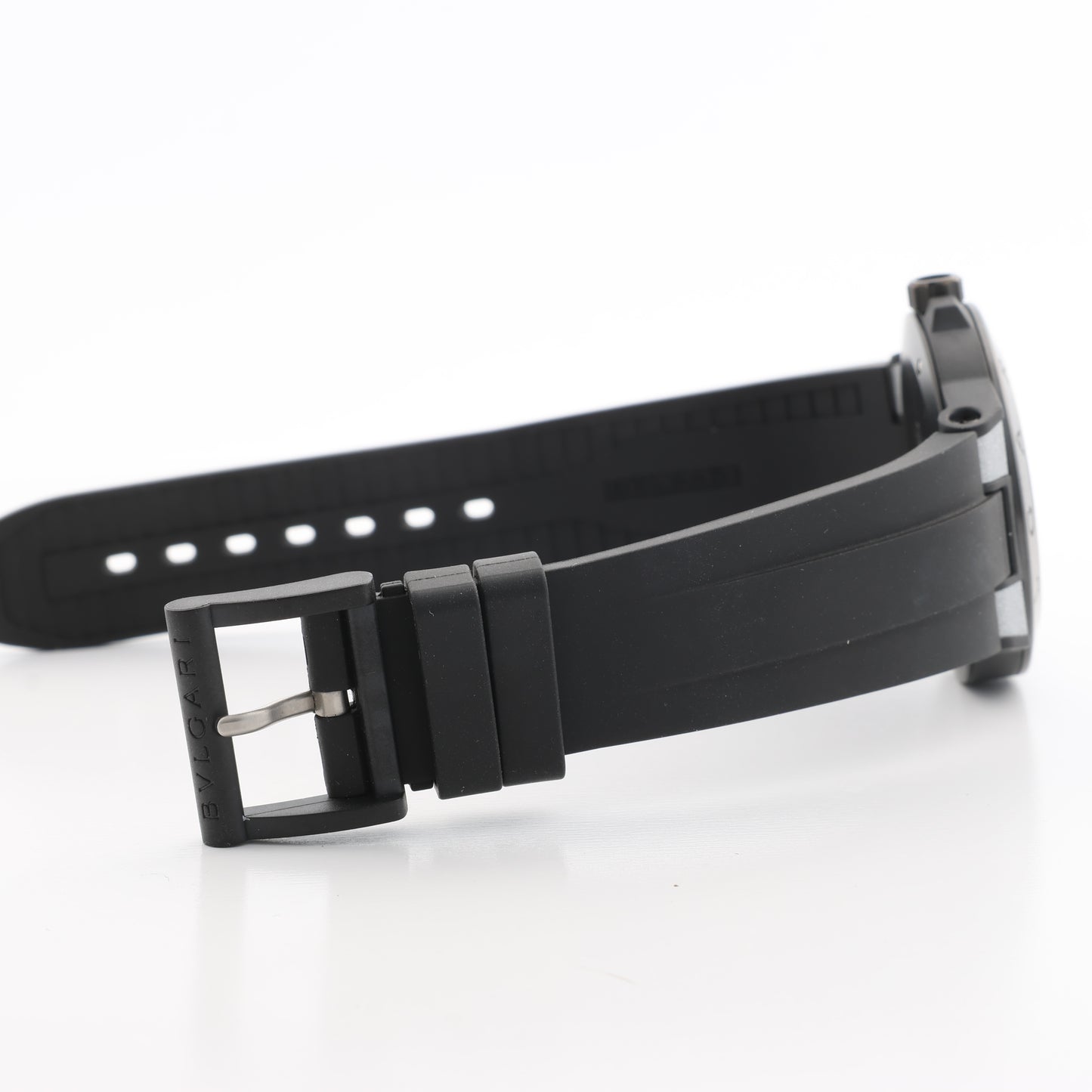 Bvlgari Diagono Magnesium DG41SMC AH06518 Magnesium & Rubber AT Silver-Face Watch