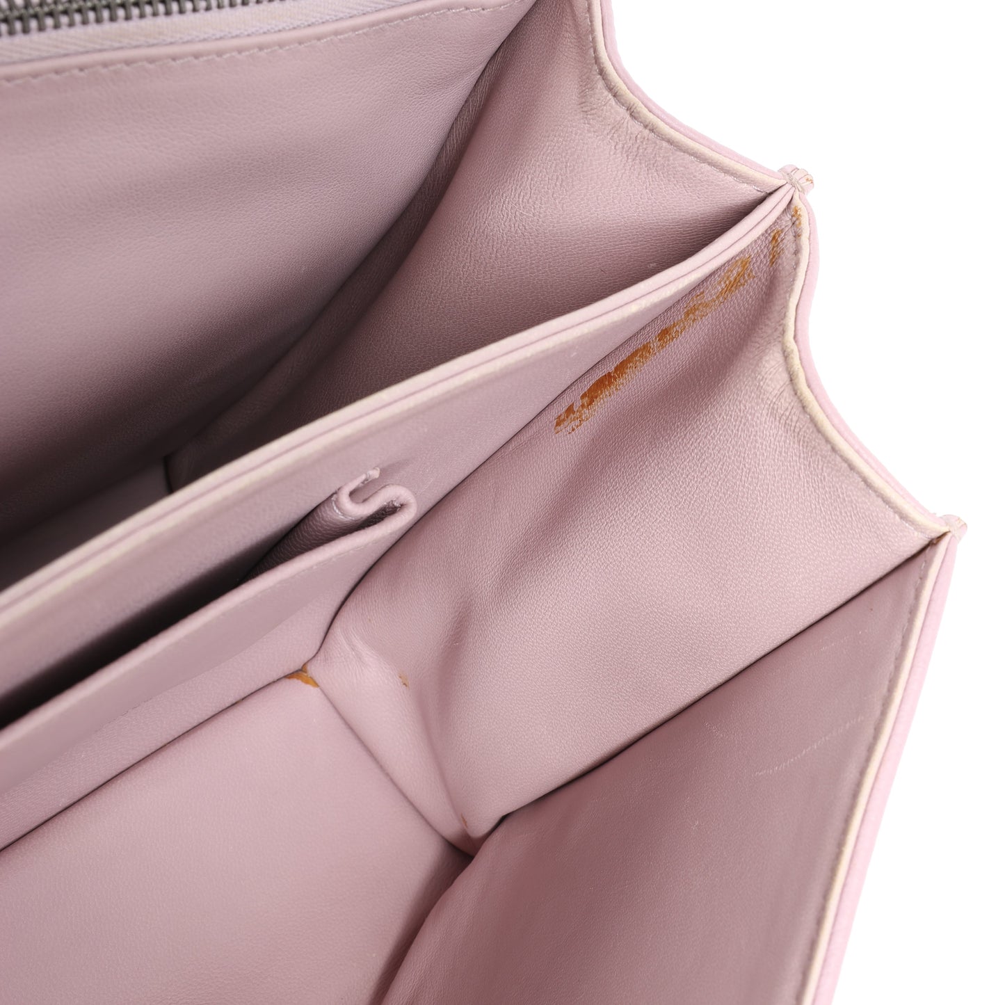 BVLGARI „Monete“ 2-Wege-Schultertasche aus rosa Leder