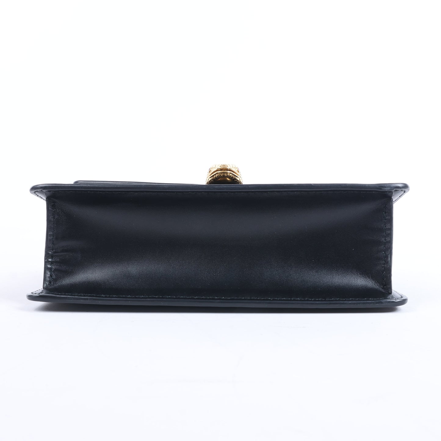 Sac à main en cuir Serpenti Bvlgari × Alexander Wang, noir