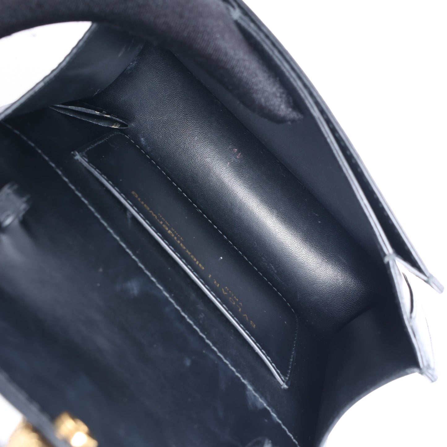 Sac à main en cuir Serpenti Bvlgari × Alexander Wang, noir