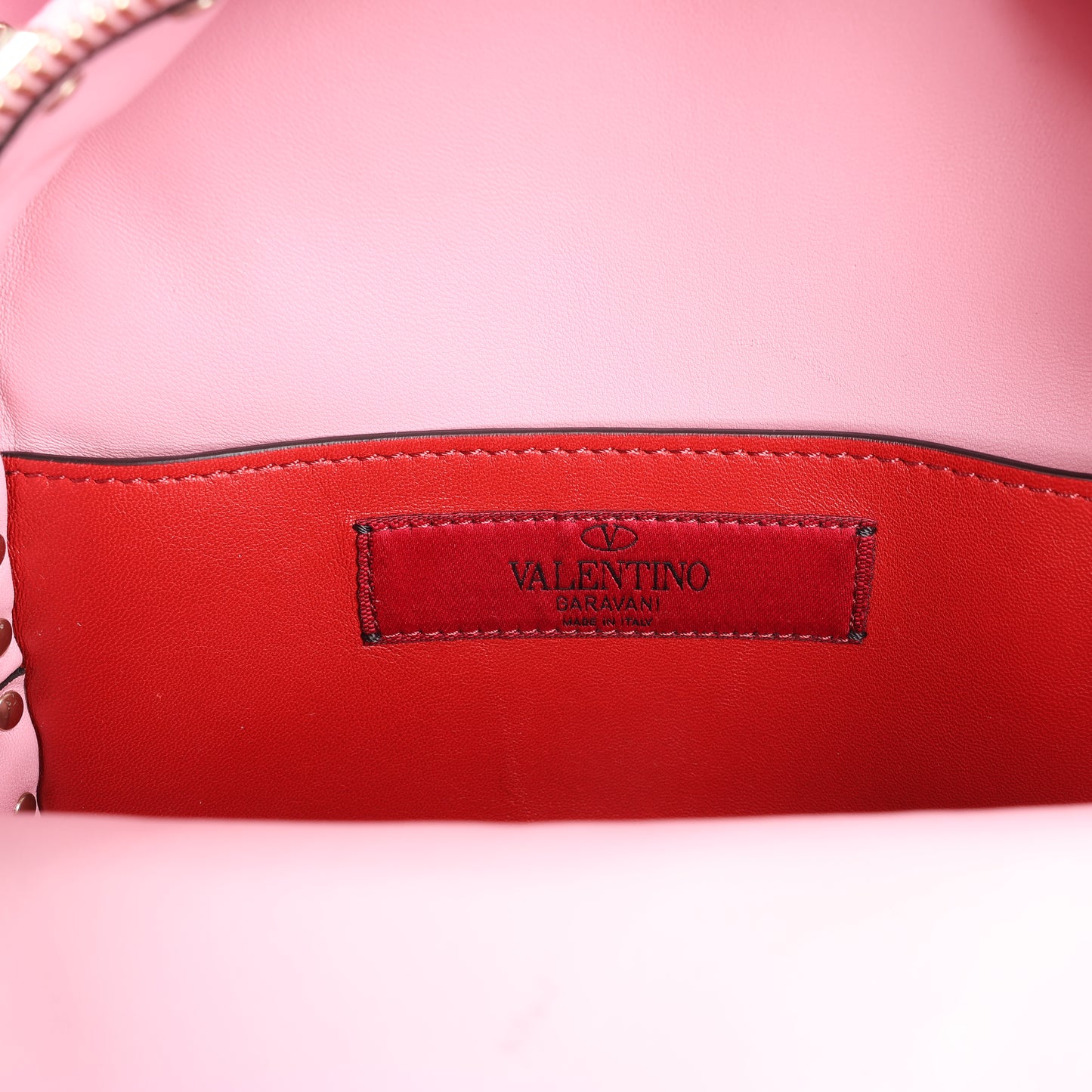 Valentino Garavani – Rockstud Spike – 2-Wege-Rucksack aus rosa Leder