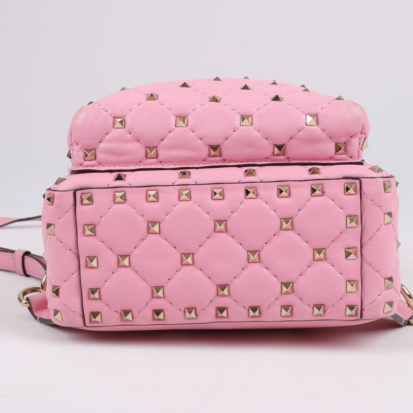 Valentino Garavani – Rockstud Spike – 2-Wege-Rucksack aus rosa Leder
