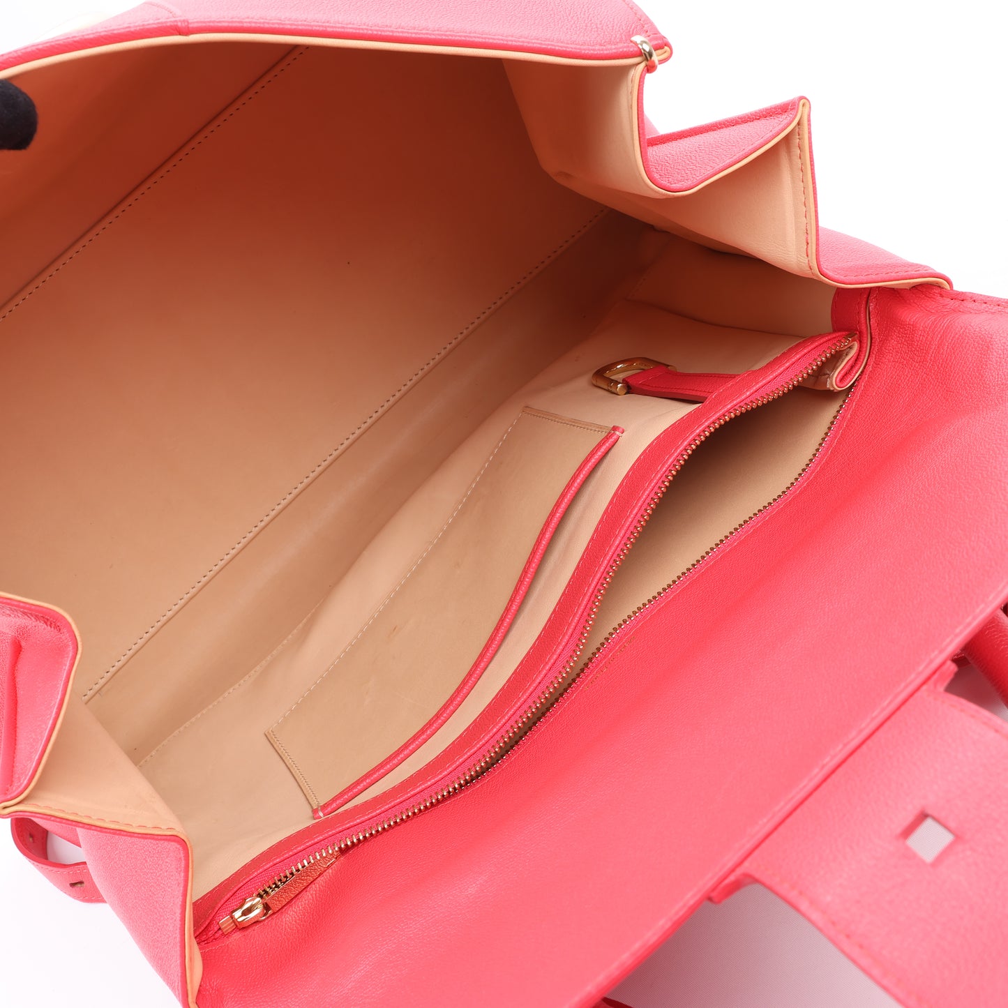 Delvaux Brillant GM Leather 2Way Handbag in Pink