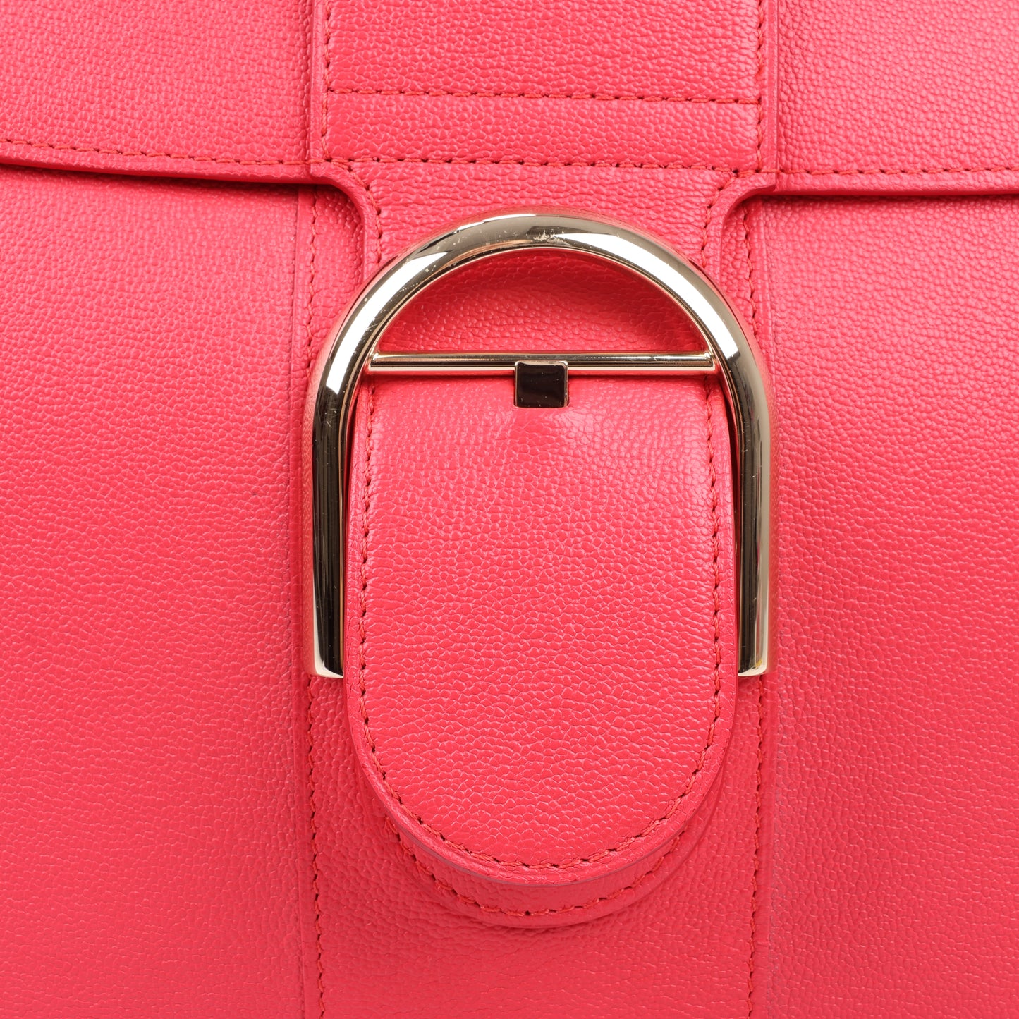 Delvaux Brillant GM Leather 2Way Handbag in Pink
