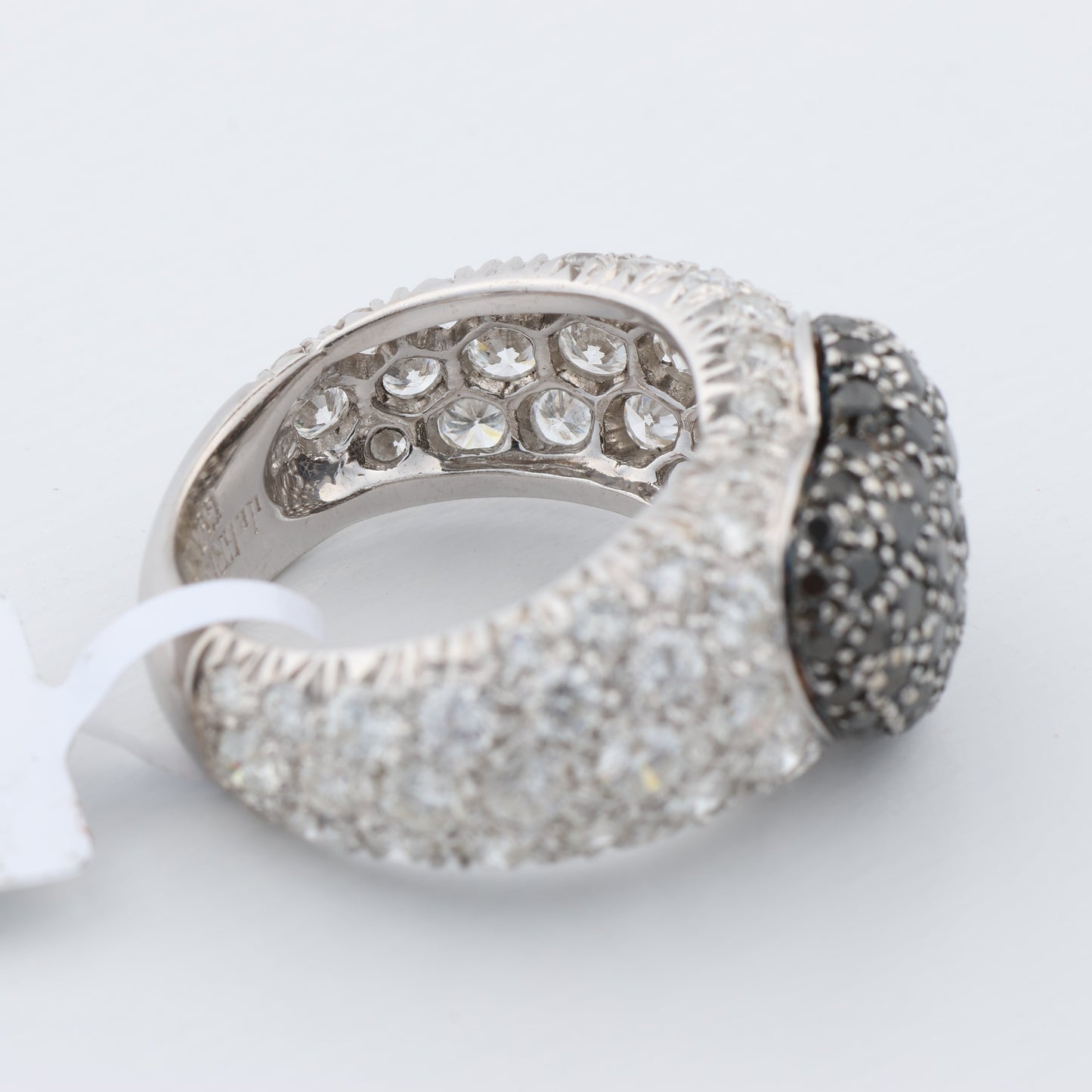 De Grisogono Schwarzer Diamant-Herzring, Größe 51