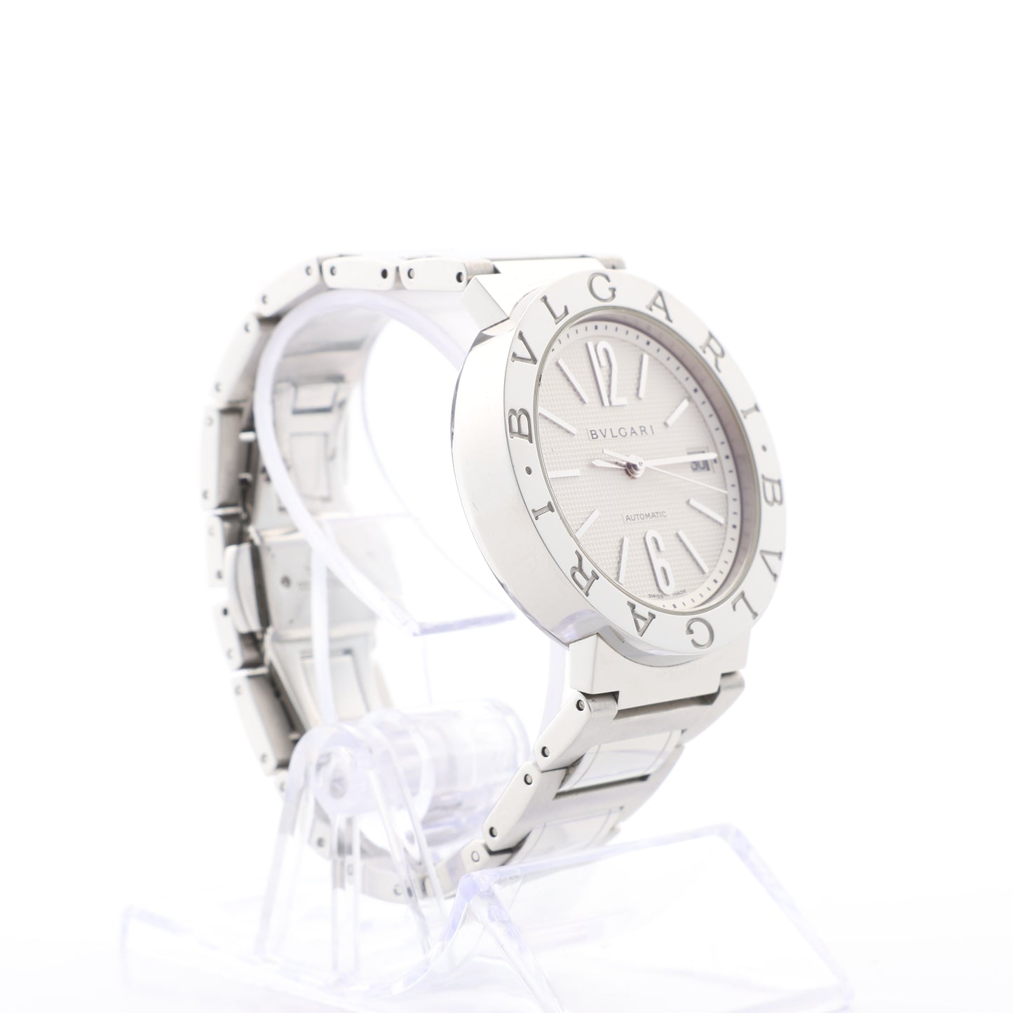 Bvlgari Bvlgari Bvlgari BB38WSSD AUTO L8718 SS AT Silver-Face Watch