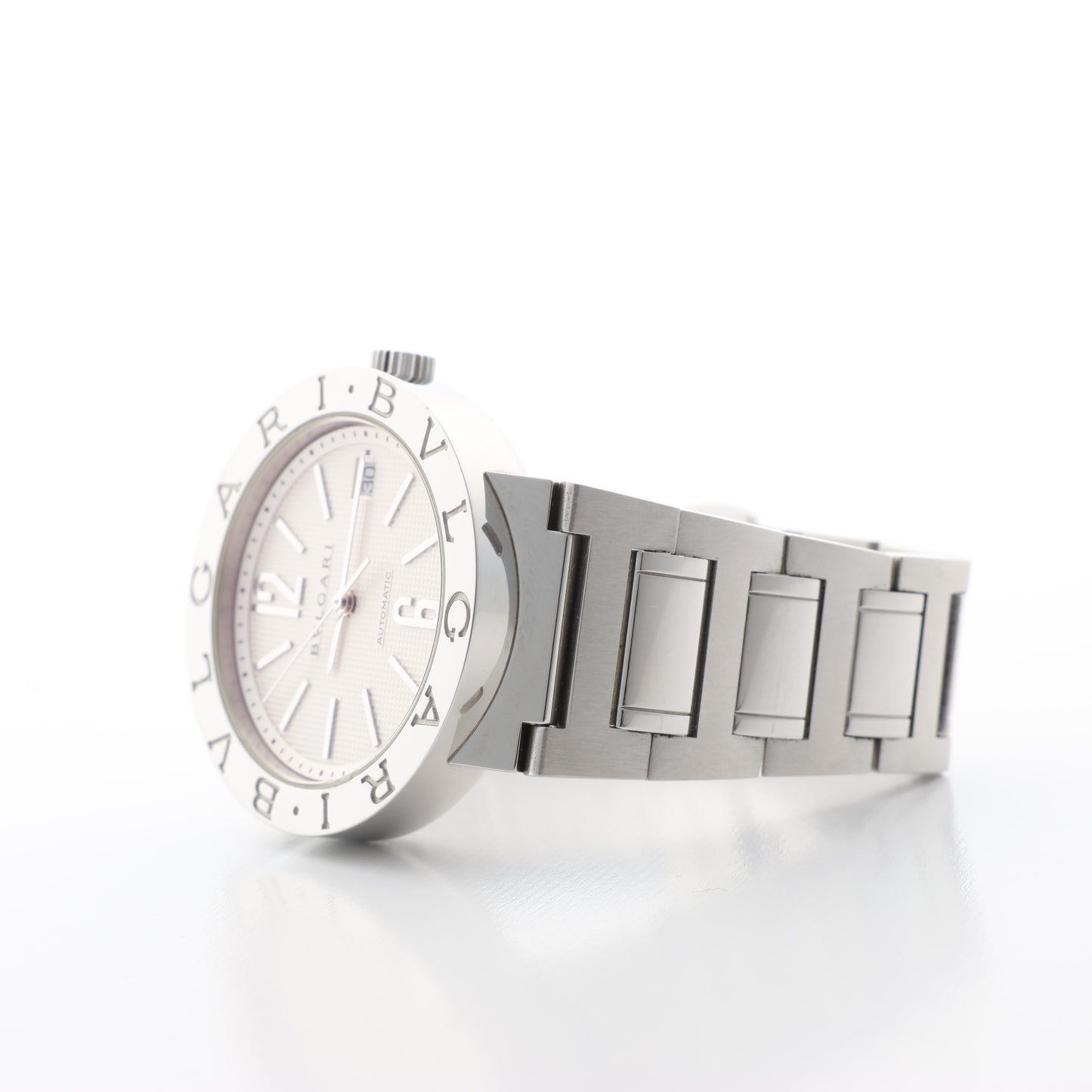 Bvlgari Bvlgari Bvlgari BB38WSSD AUTO L8718 SS AT Silver-Face Watch