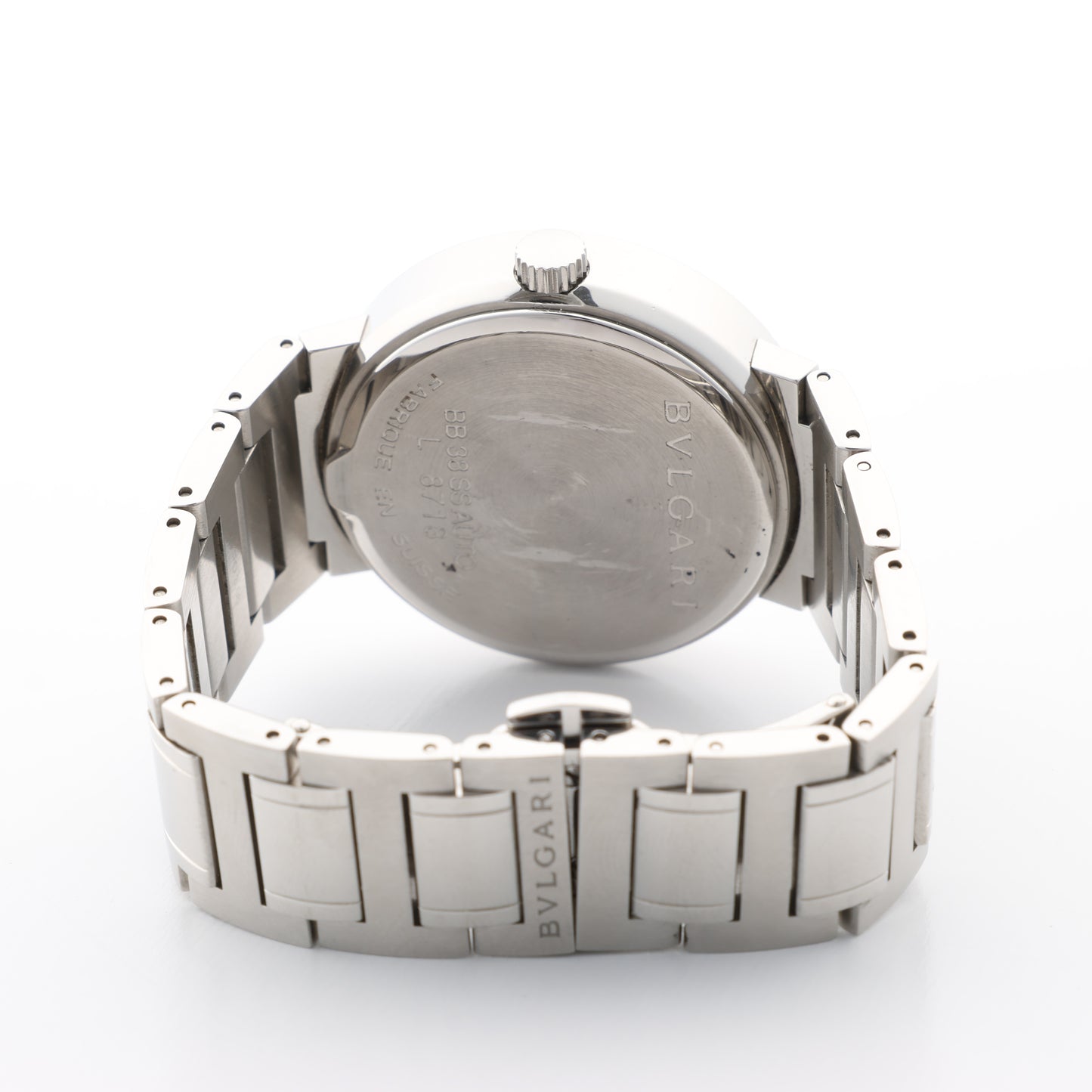 Bvlgari Bvlgari Bvlgari BB38WSSD AUTO L8718 SS AT Silver-Face Watch