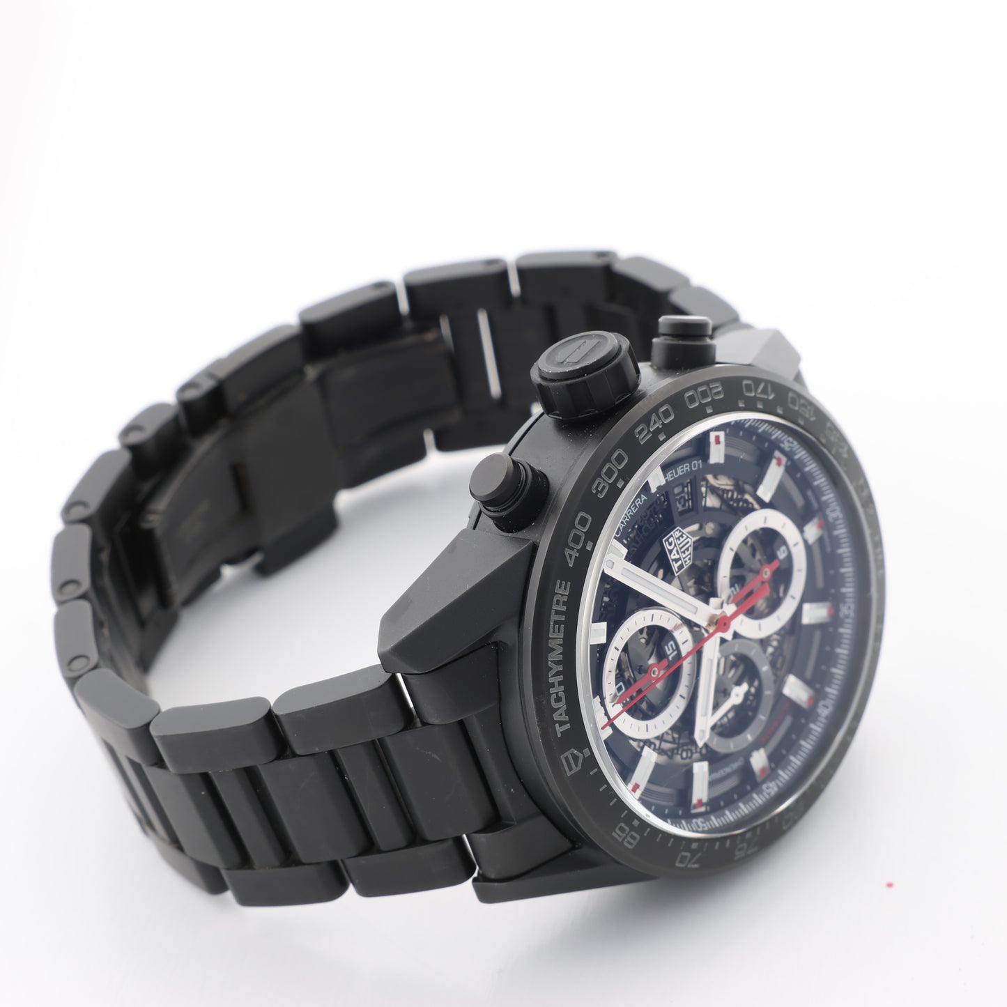 TAG Heuer Carrera Heuer 01 CAR2090.BH0729 WPD0400 CE AT Skeleton Dial Watch