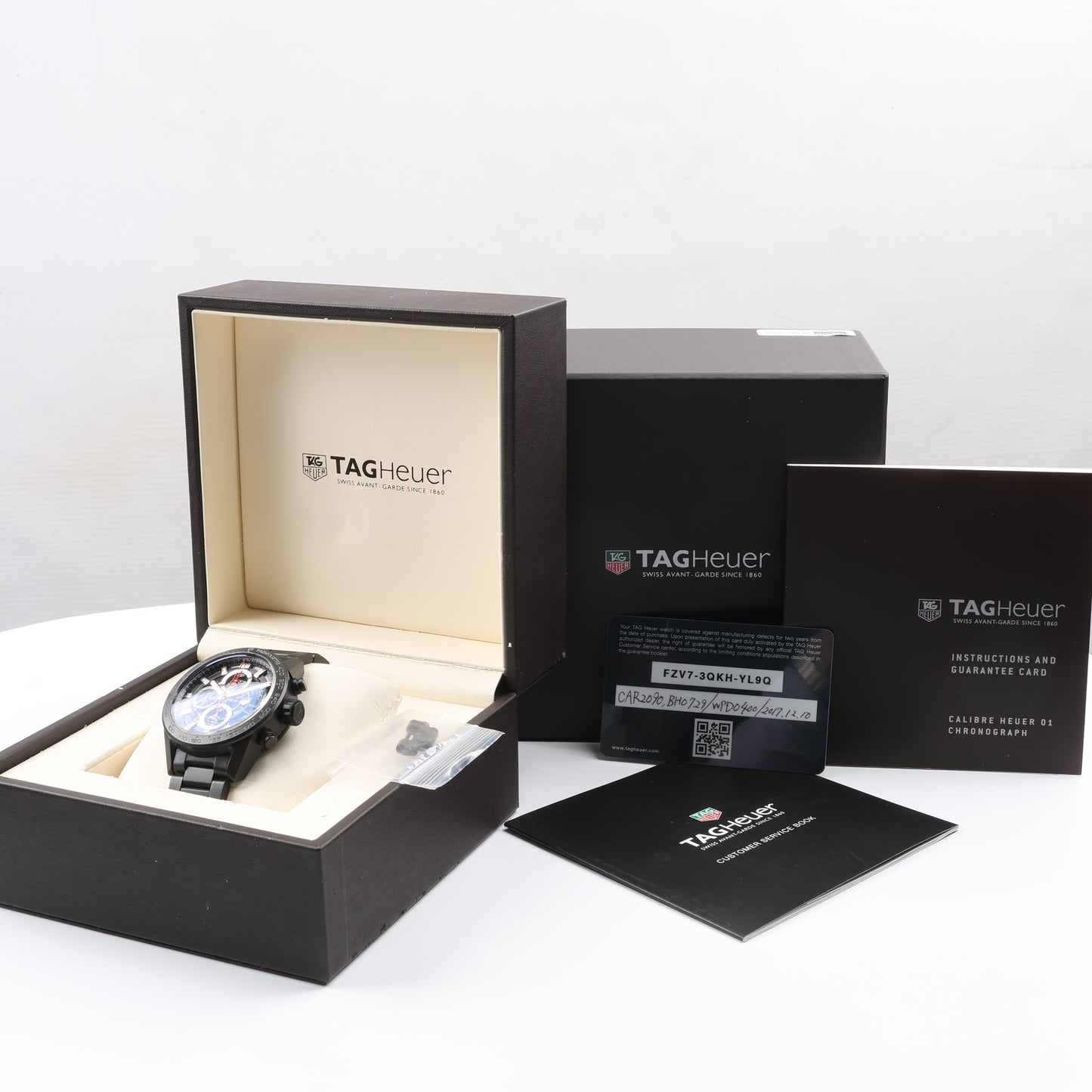 TAG Heuer Carrera Heuer 01 CAR2090.BH0729 WPD0400 CE AT Skeleton Dial Watch