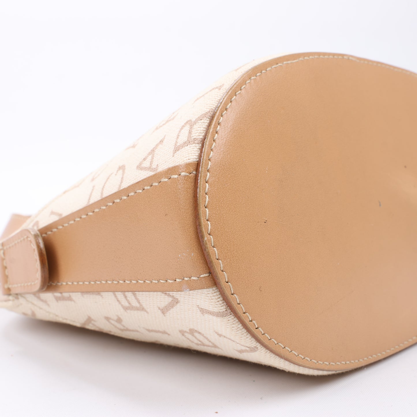 Bvlgari Bvlgari Canvas Handbag in Beige