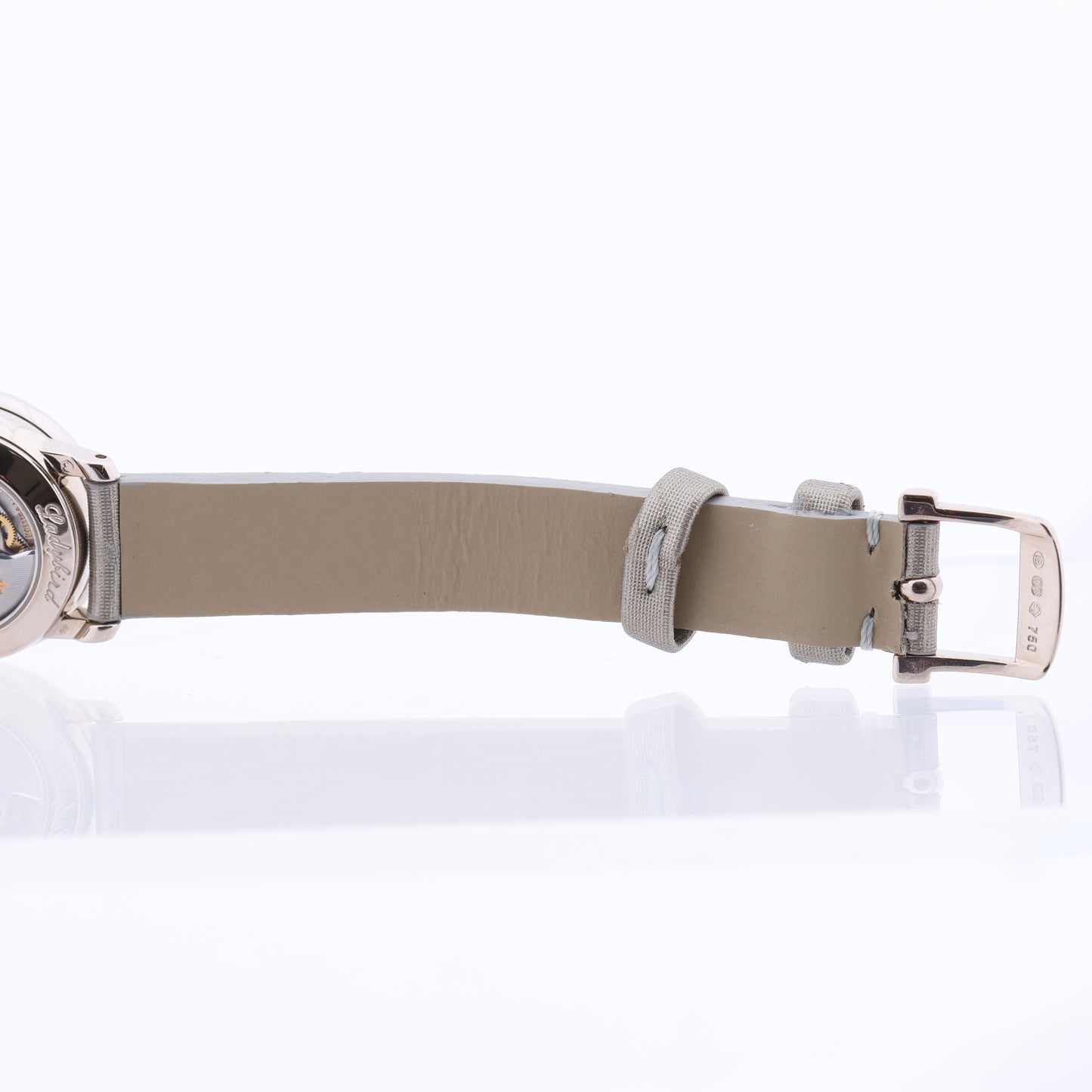 Blancpain Lady Bird 814 WG & Leather AT Silver-Face Watch N00062001 92R0A052A