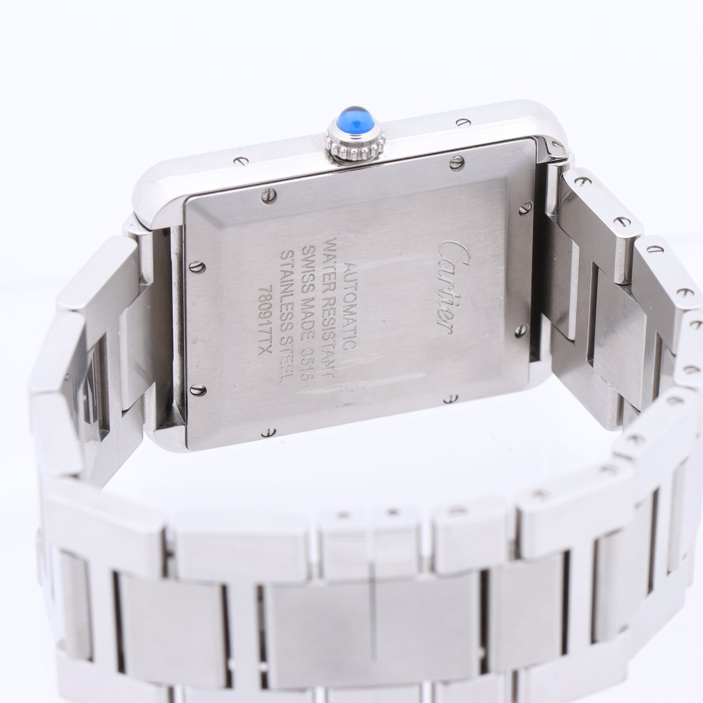 Cartier Tank Solo W5200028 3515780917TX SS AT Silver-Face Watch