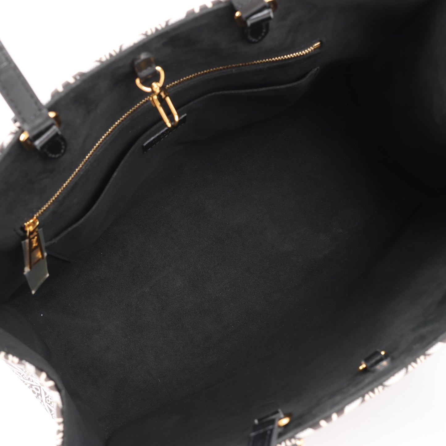 Louis Vuitton Seit 1854 OnTheGo GM Handtasche in Schwarz x Weiß M57207