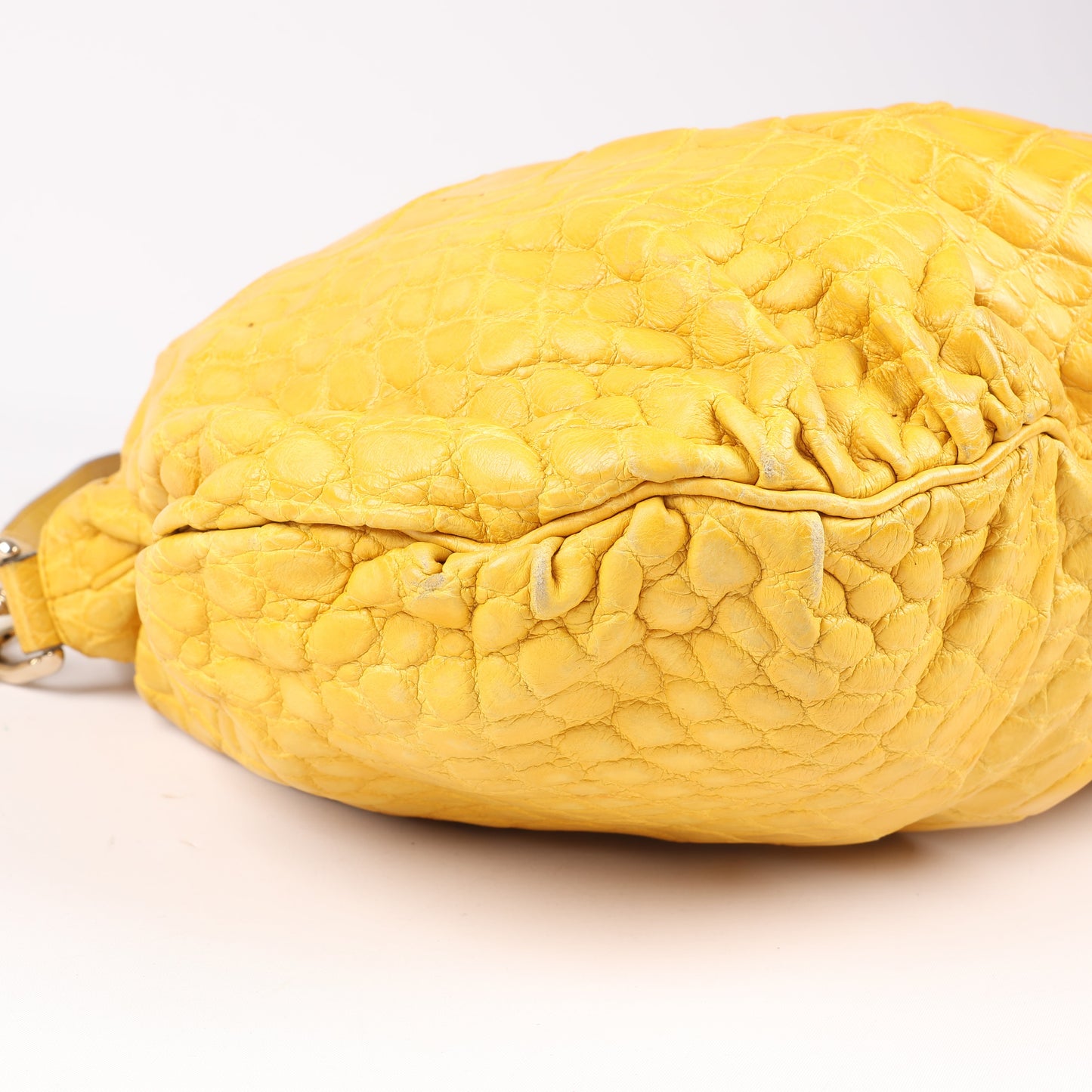 Gucci Exotenleder - Alligator Hysteria Top 2way Handtasche in Gelb