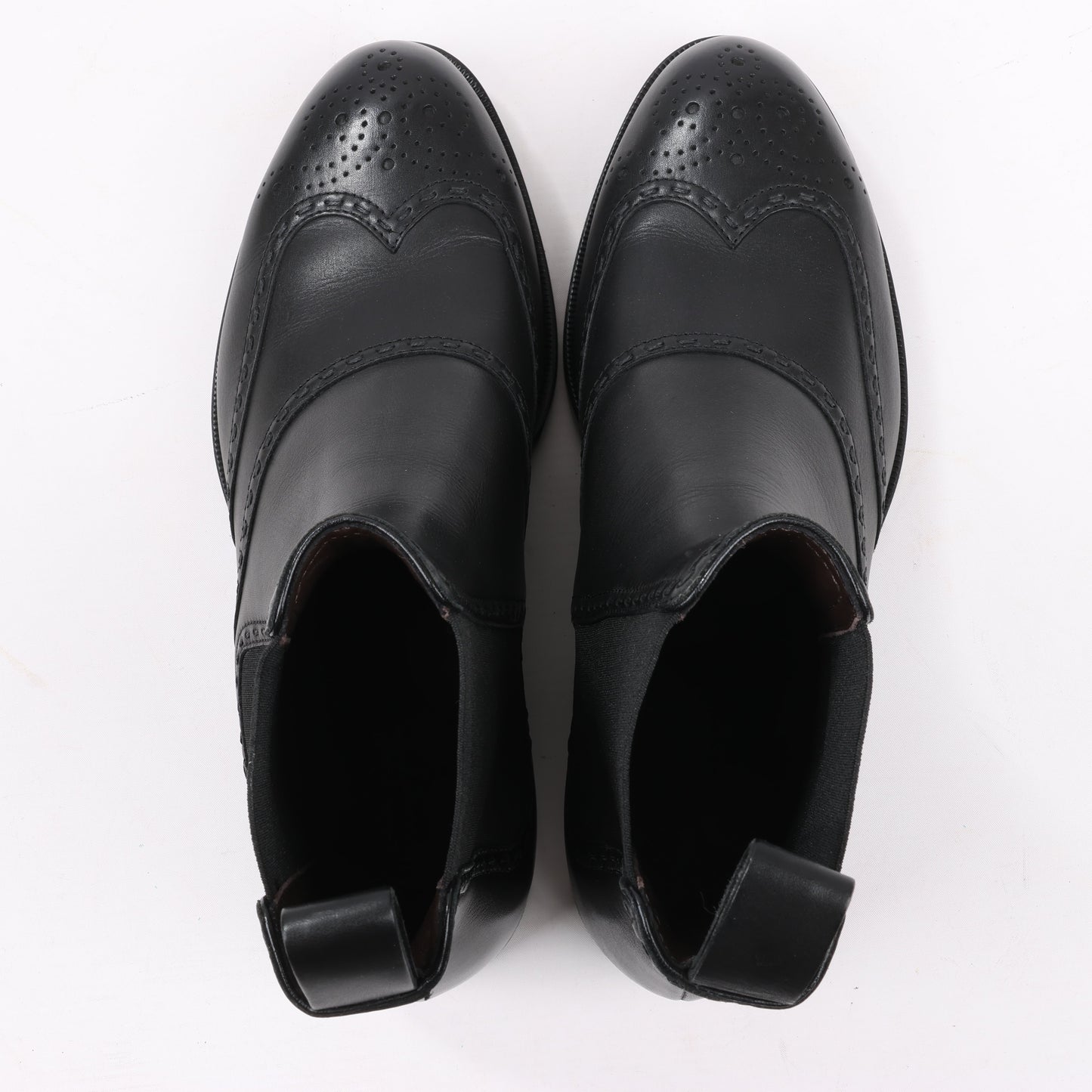 Bottega Veneta – Ankle Boots aus Leder und Stoff mit seitlichem Gore-Muster, Schwarz, Größe 39