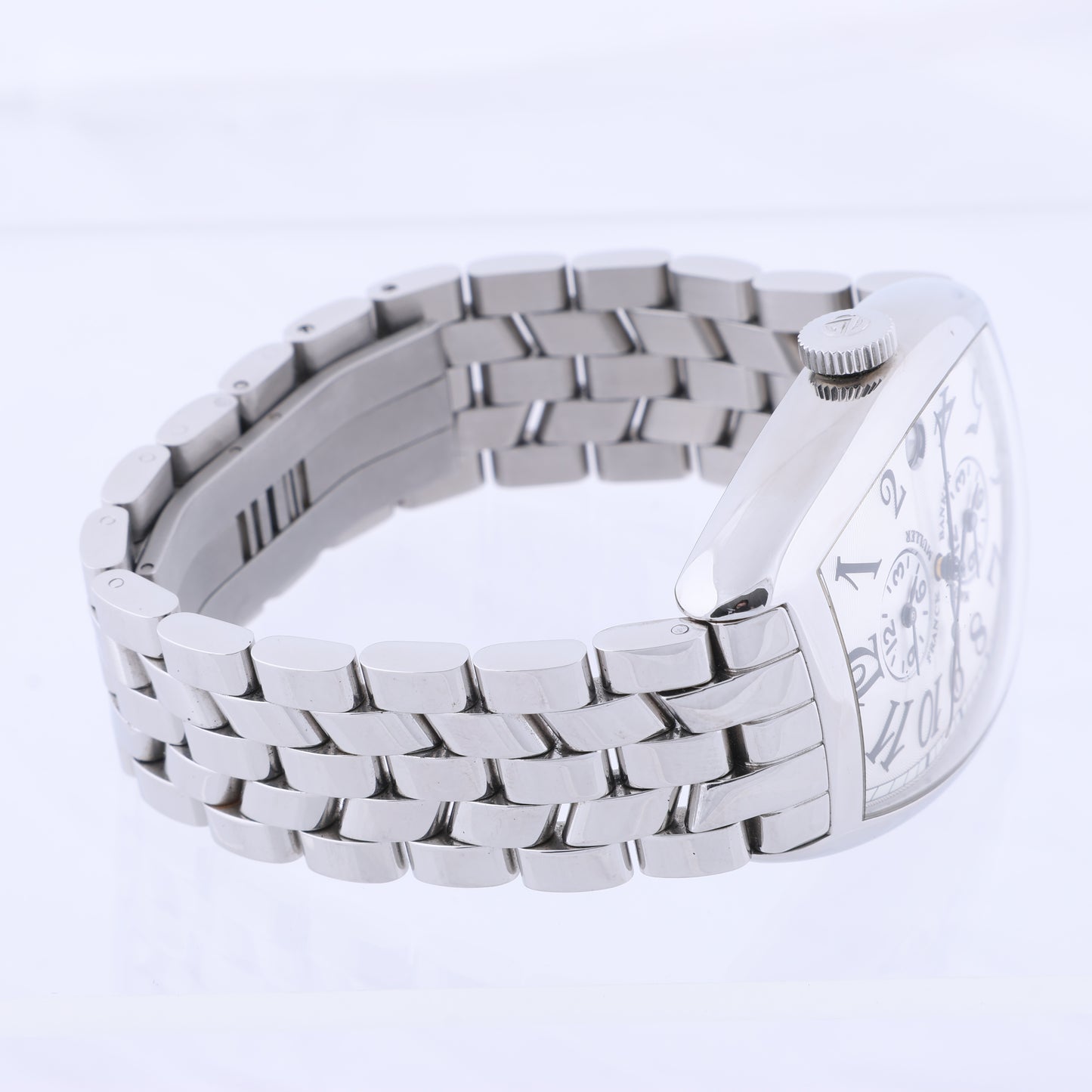 Franck Muller Master Banker 6850MB 575 SS AT Silver-Face Watch