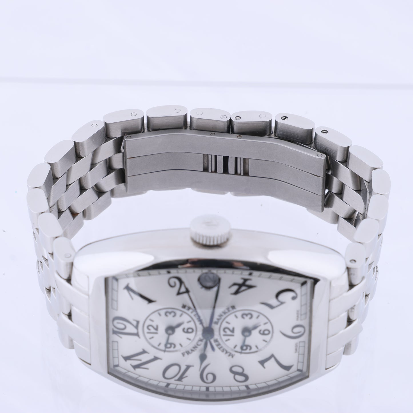 Franck Muller Master Banker 6850MB 575 SS AT Silver-Face Watch