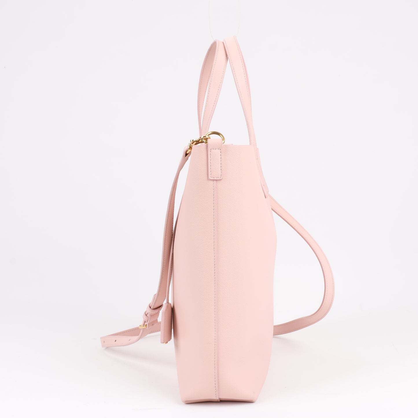 Saint Laurent Paris Toy Shopping 2-Wege-Handtasche aus Leder in Pink 498612