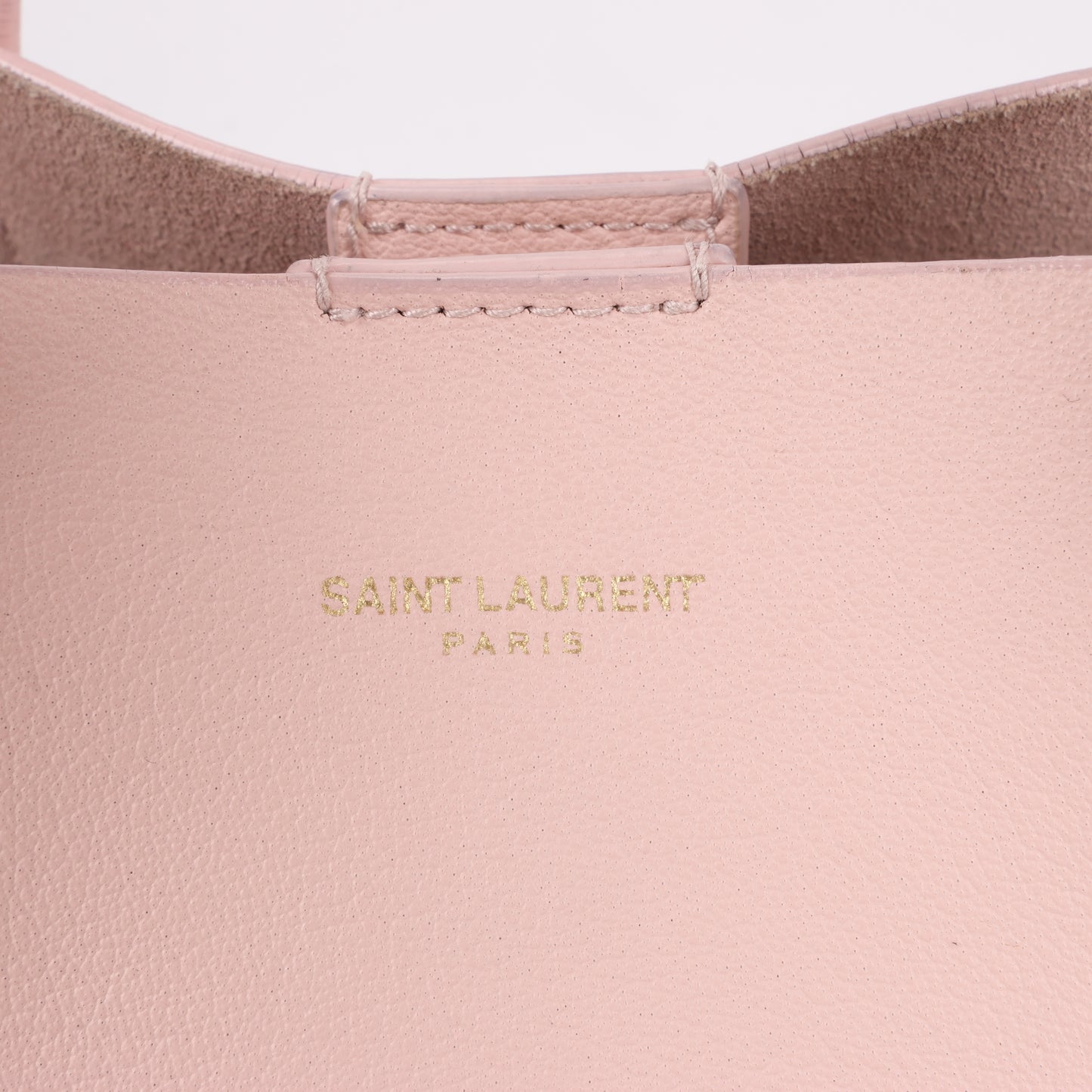 Saint Laurent Paris Toy Shopping 2-Wege-Handtasche aus Leder in Pink 498612