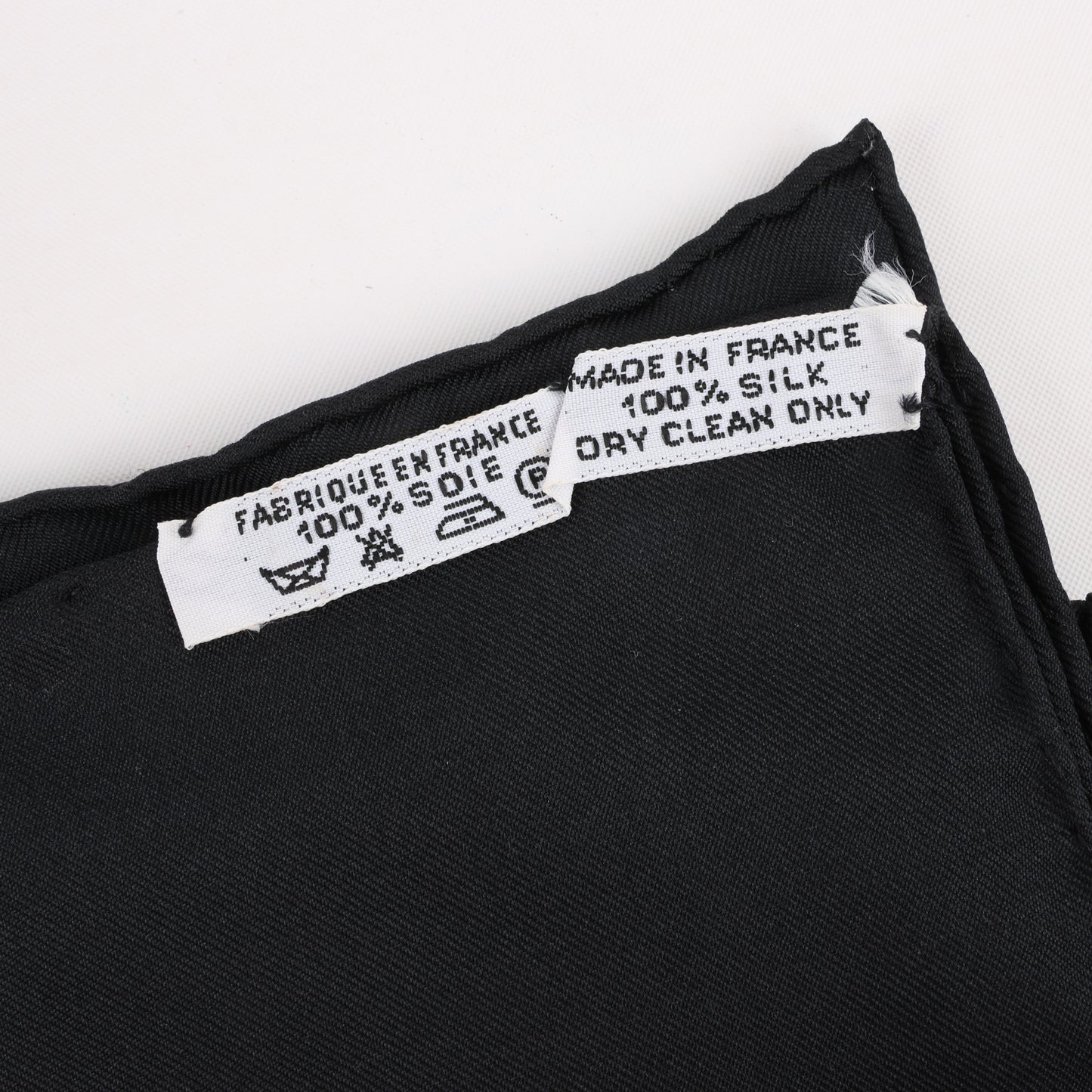 Hermès Carré 90 "VOILES DE LUMIERE" 100% Silk Scarf in Black