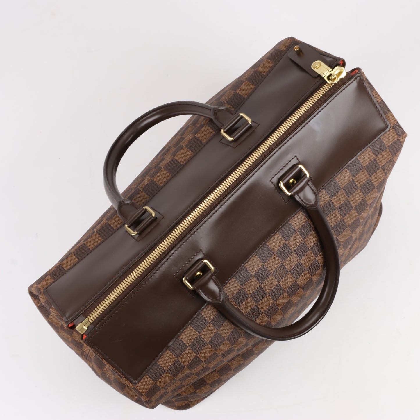 Louis Vuitton Damier Ebene Greenwich PM Sac à main en marron N41165