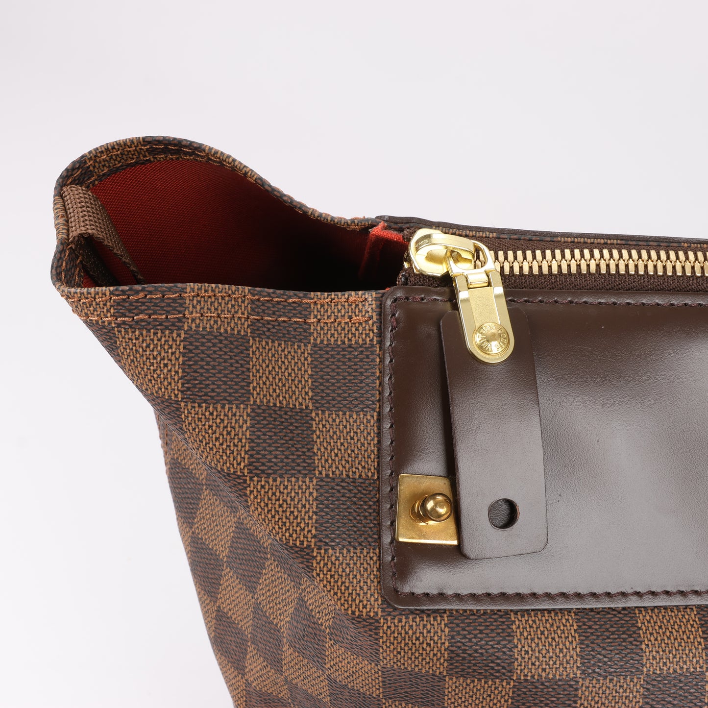 Louis Vuitton Damier Ebene Greenwich PM Sac à main en marron N41165