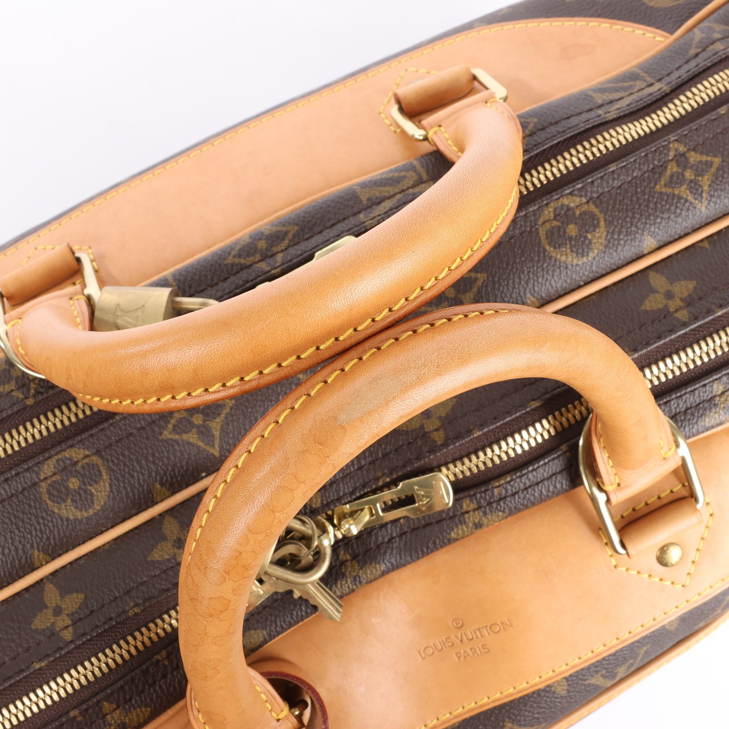 Louis Vuitton Monogram Canvas Alize 2 Poches Travel Bag M41399