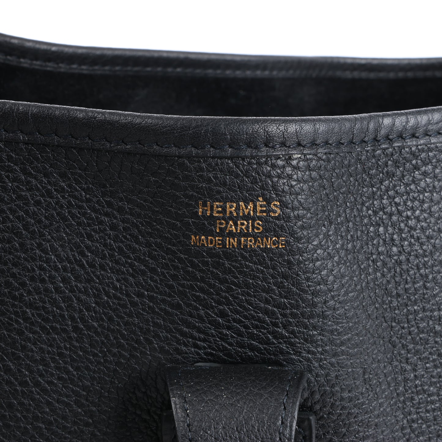 Hermes Evelyne 1 33 GM Taurillon Clemence Schwarz Silber Metallbeschläge G:2003