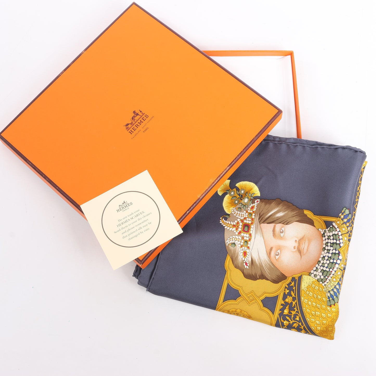 Hermès Carré 90 "Maharajas" Seidenschal