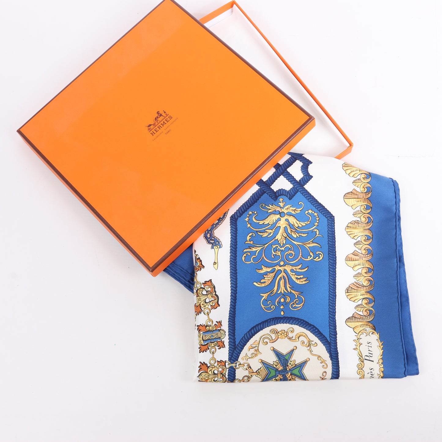 Hermès Carré 90 "LVDOVICVS MAGNVS" Seidenschal