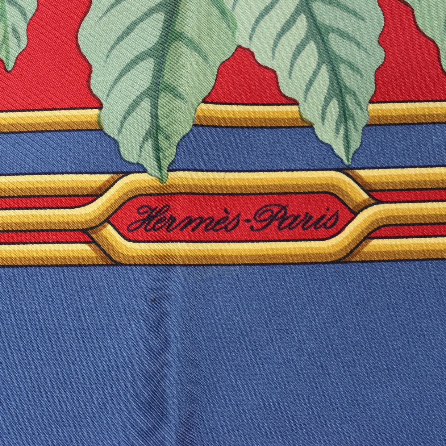 Hermès Carré 90 Seidenschal „LES PERROQUETS“.