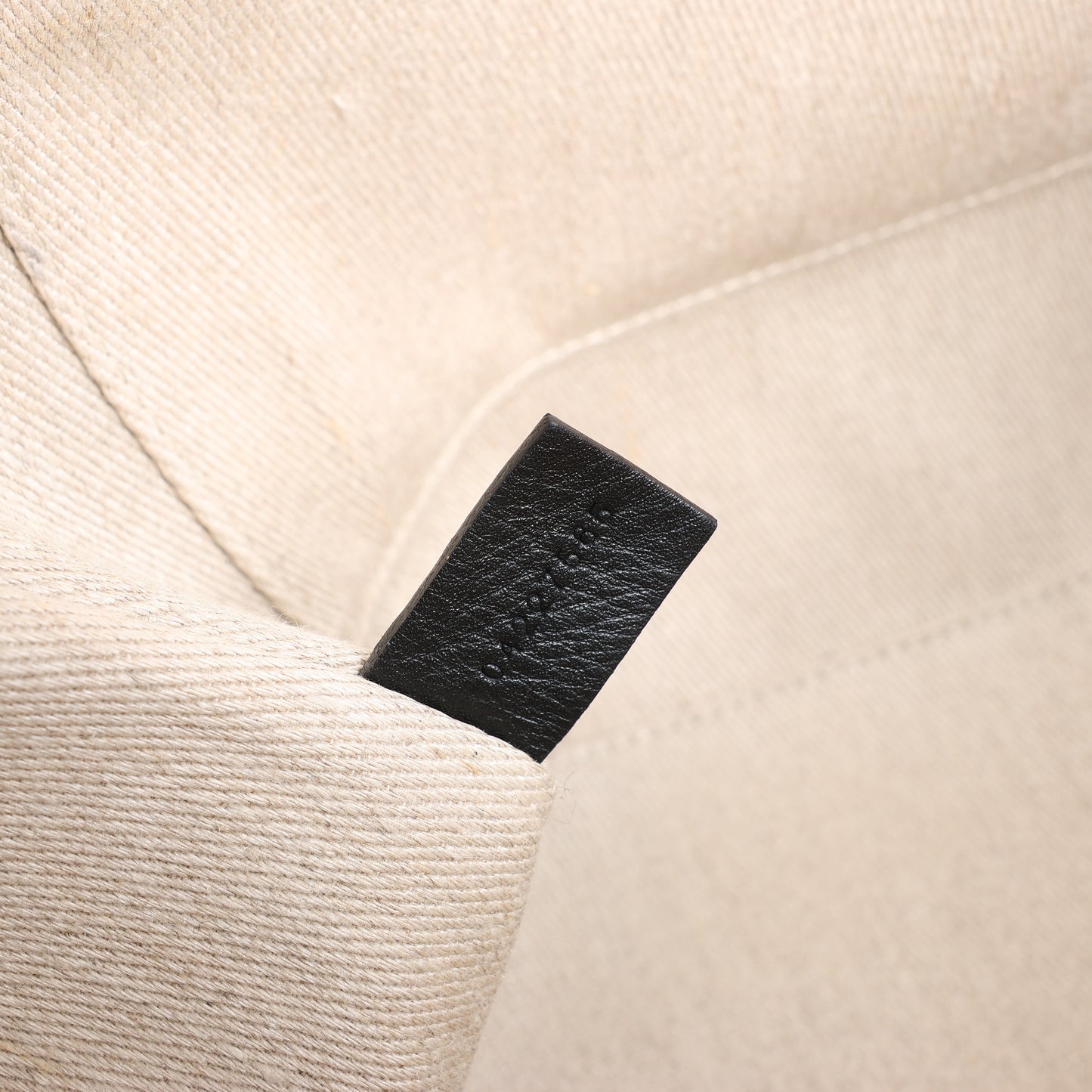 Chloe Woody Medium Leder-Einkaufstasche Schwarz