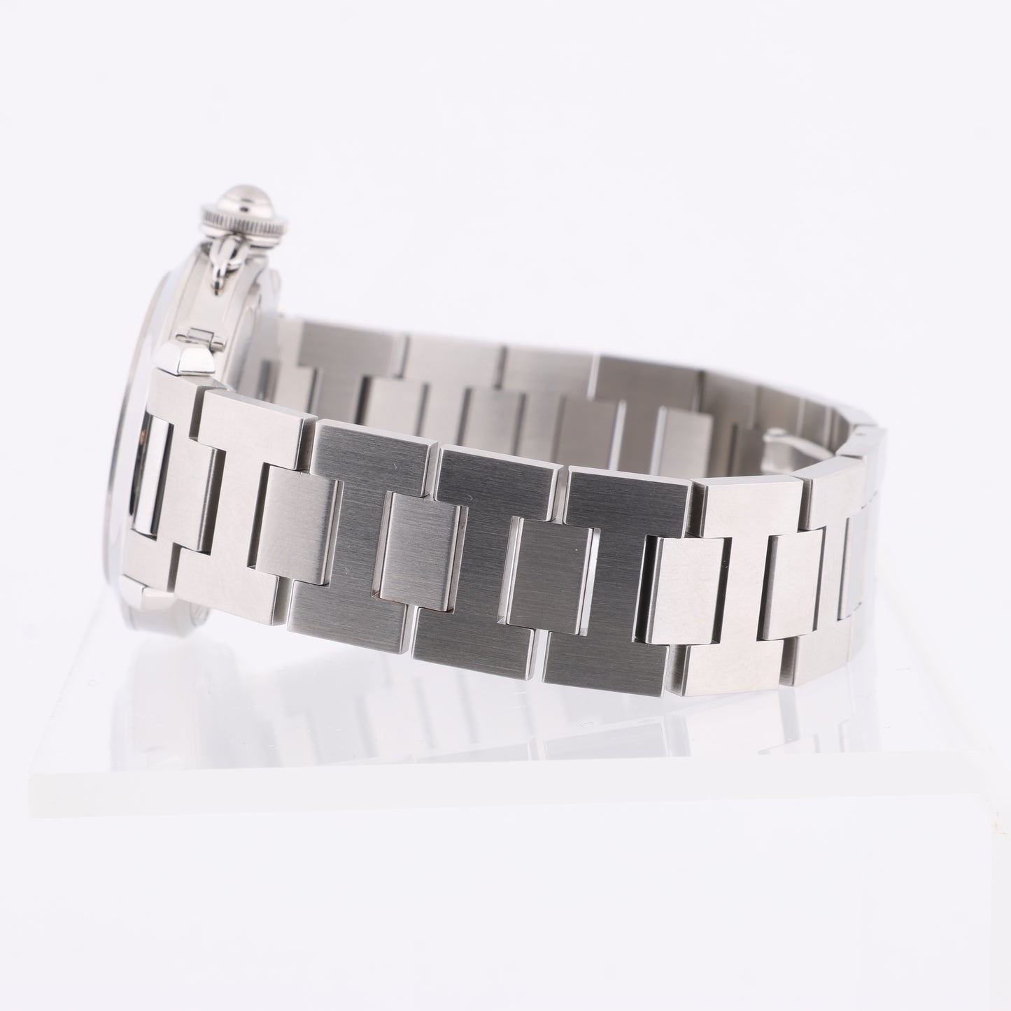 CARTIER Pasha C W31015M7 2324CC532110 SS AT White Dial Watch