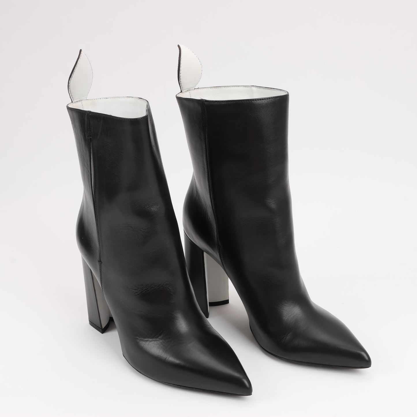 Louis Vuitton Match Making Line 17 Jahre Kurze Lederstiefel in Schwarz BR0177, Größe 39 EU