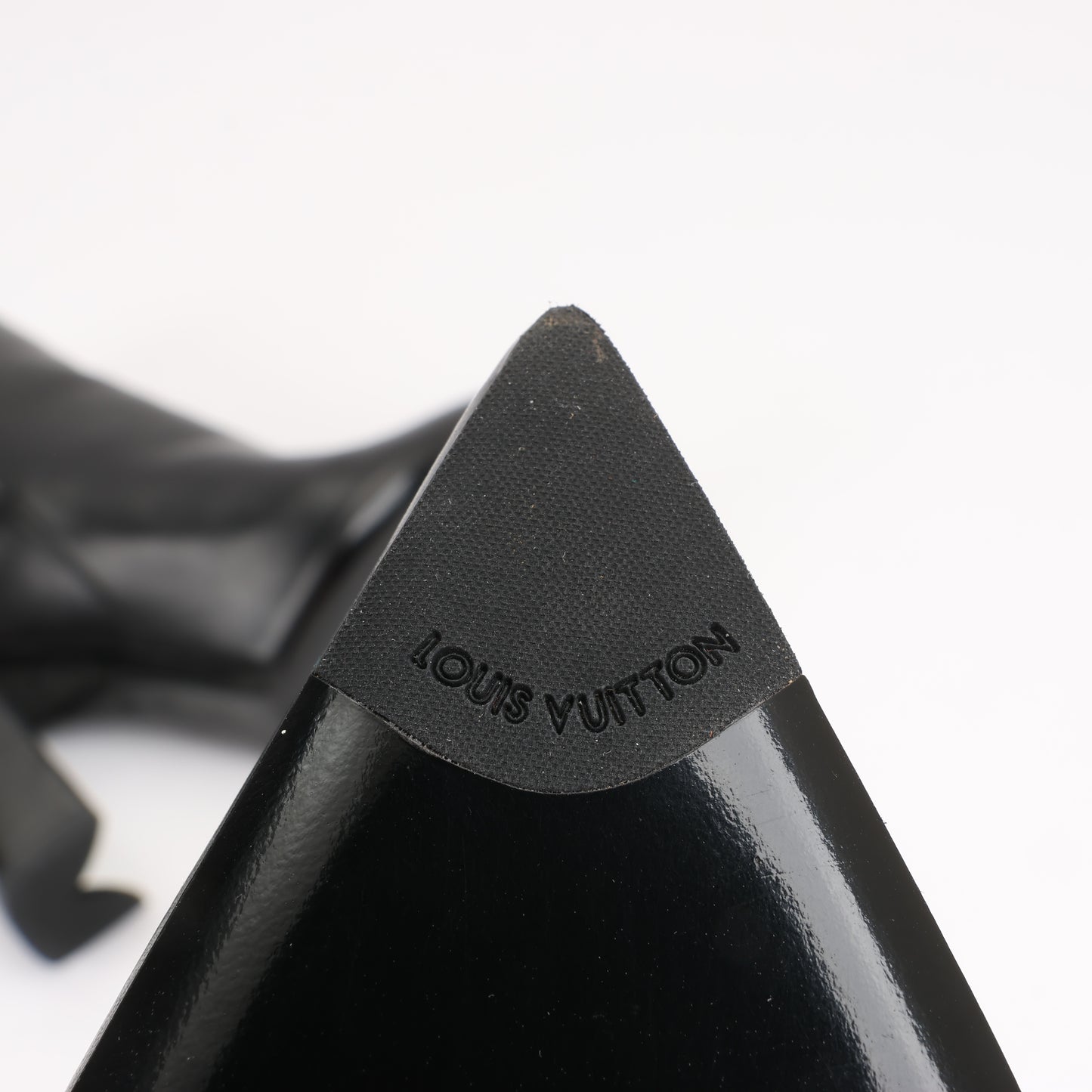 Louis Vuitton Match Making Line 17 Jahre Kurze Lederstiefel in Schwarz BR0177, Größe 39 EU