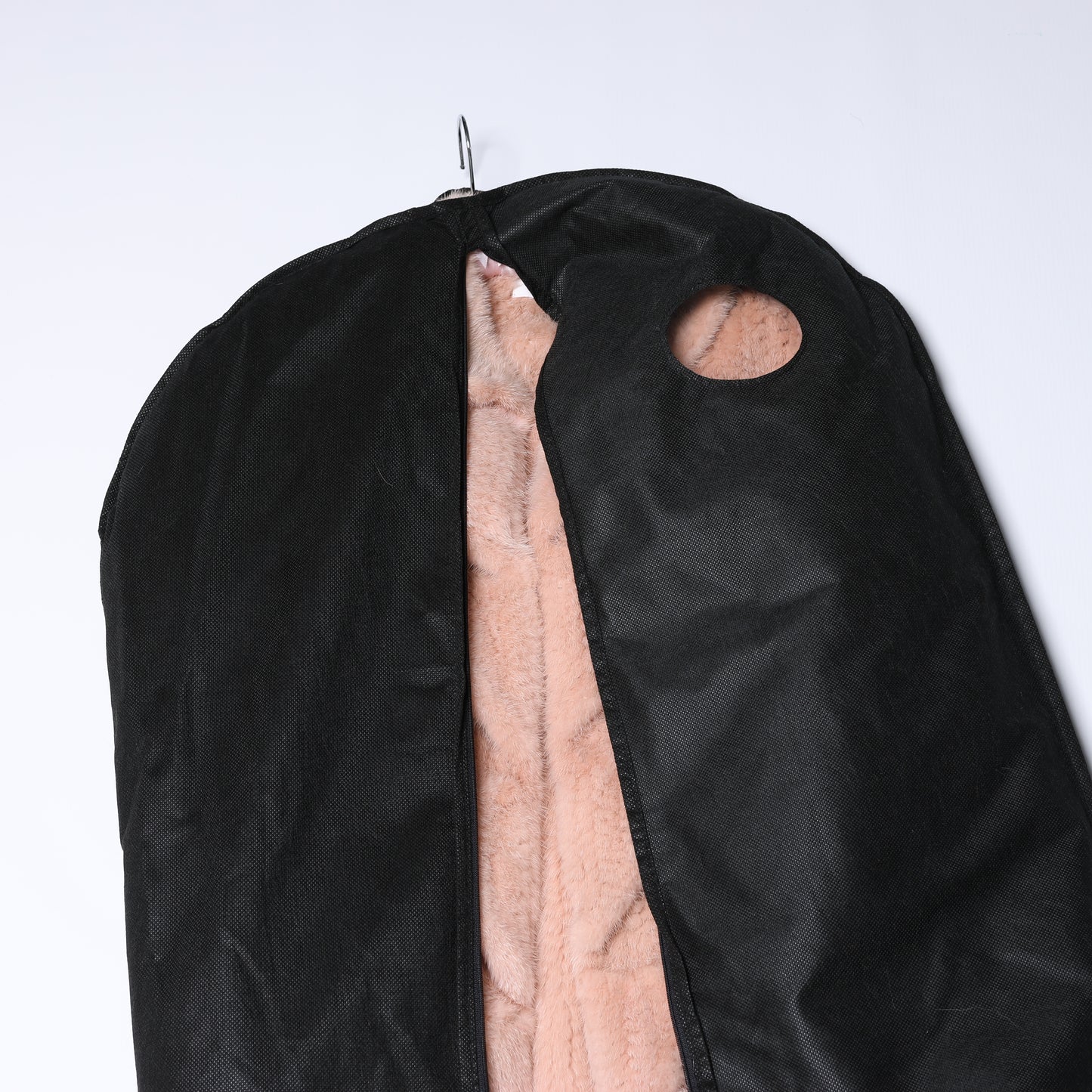 Escada Pink Mink Fur Coat, Size 38